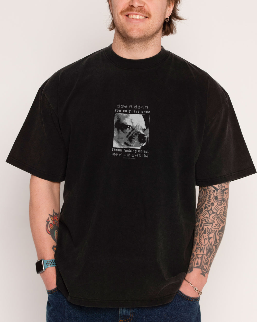 You Only Live Once Wash Tee Threadheads Australia Online