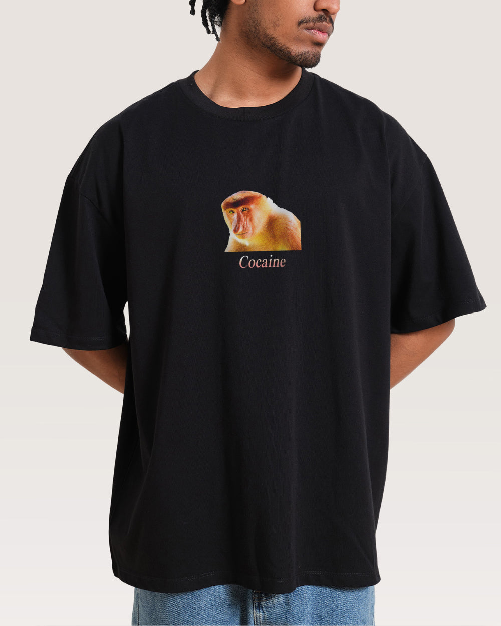 Cocaine Monkey Oversized Tee Threadheads Australia Online