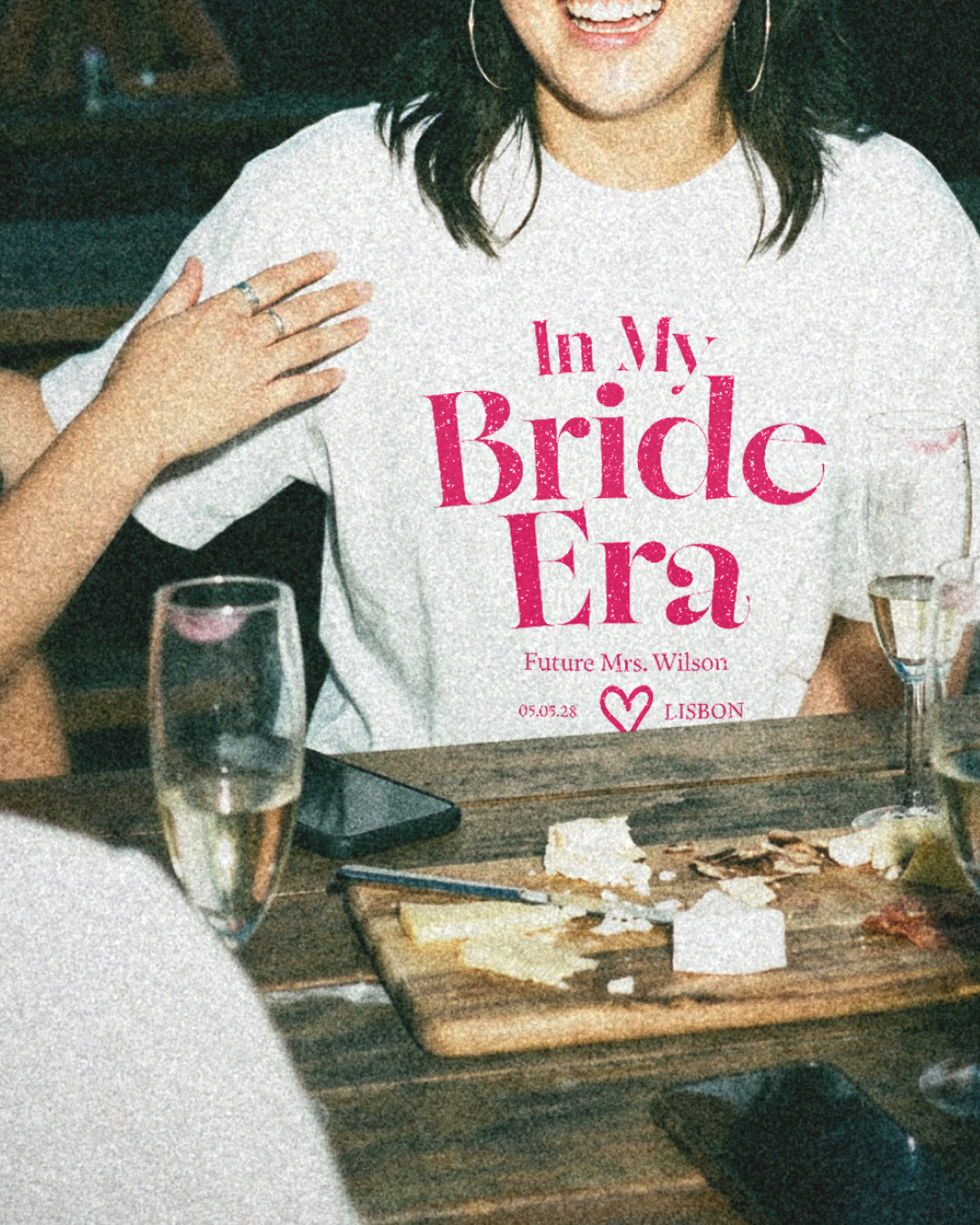 In My Bride Era Hens Custom Tee