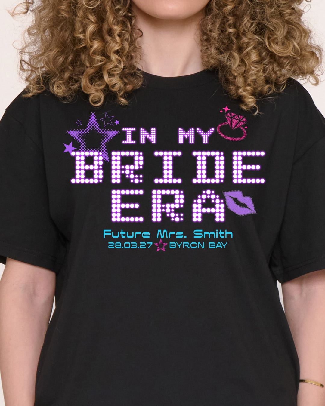 Bride Era Y2K Hens Custom Tee