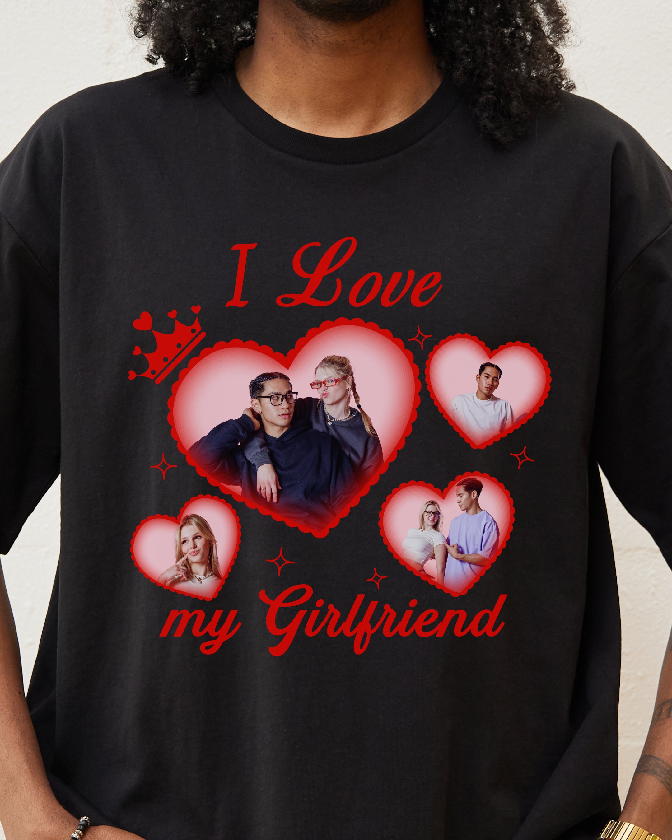 I Love My Girlfriend/Boyfriend Teee | Personalised T-Shirts
