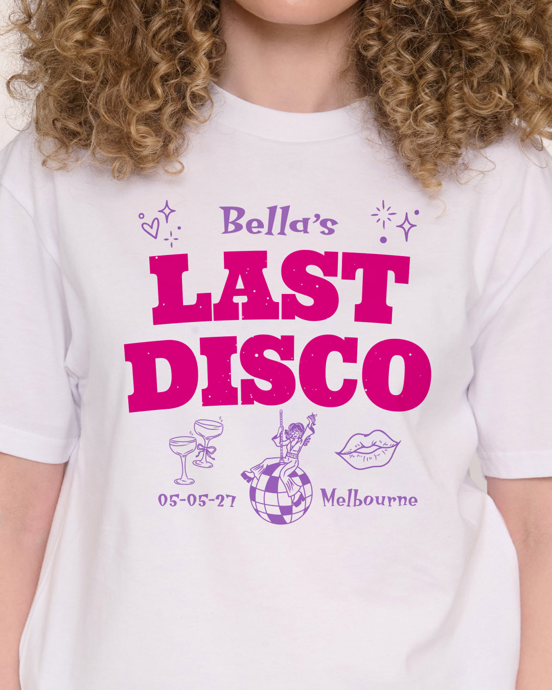 Last Disco Hens Custom Tee