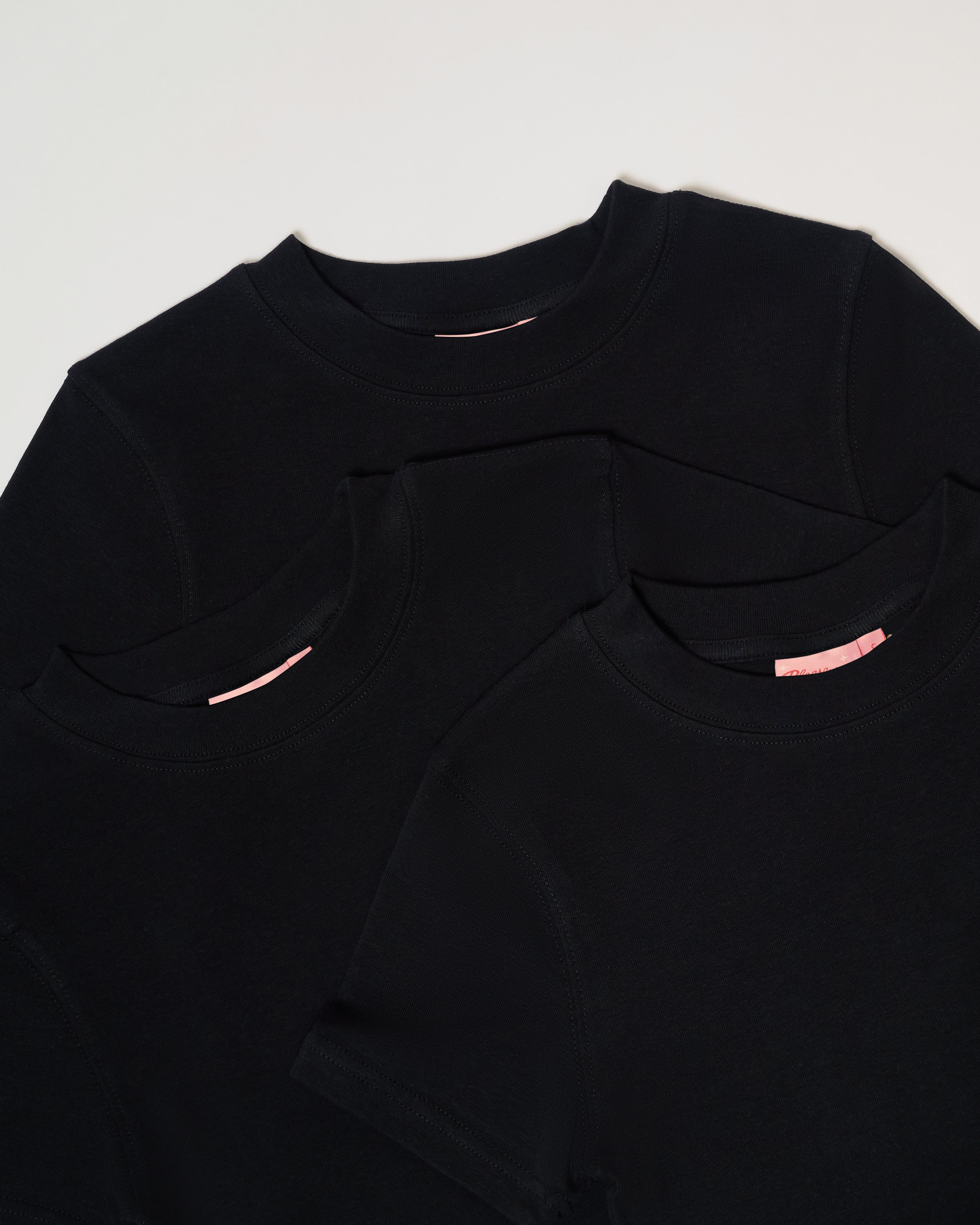Baby Tee 3-Pack: Black