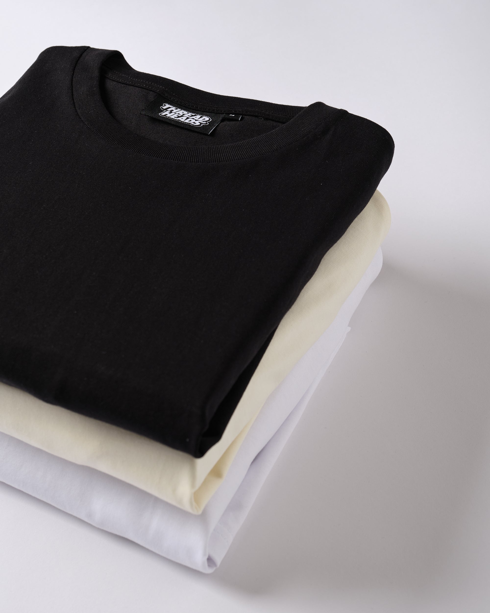 Classic Tee 3-Pack: Black, Natural & White
