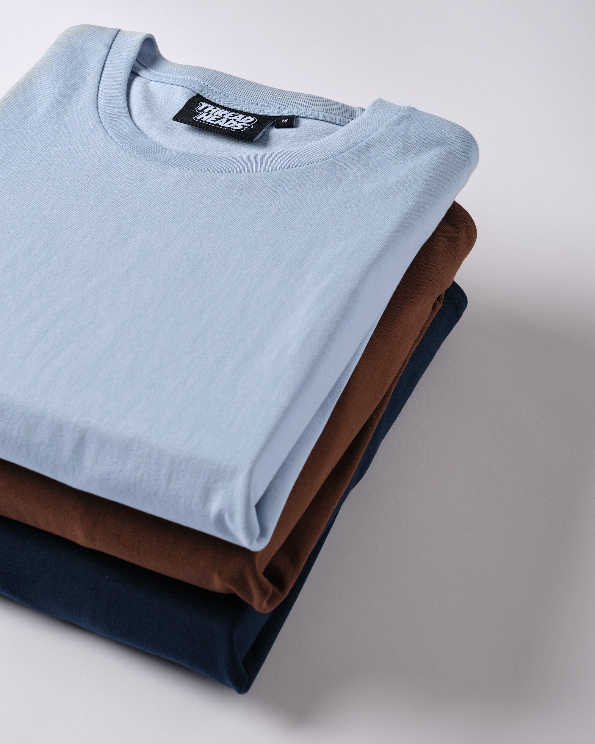 Classic Tee 3-Pack: Brown, Pale Blue, Navy Australia Online
