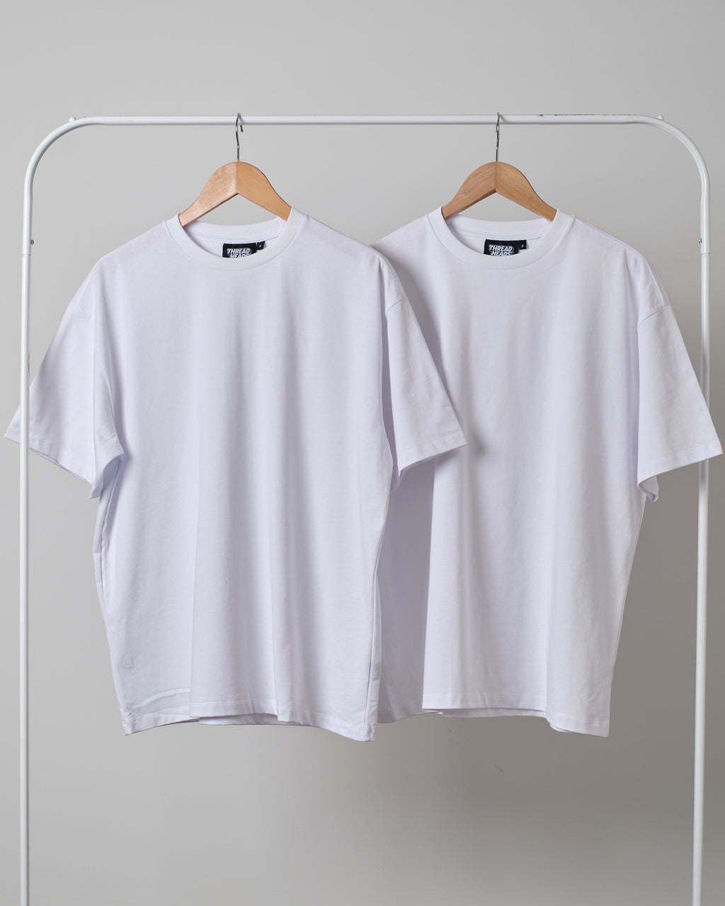 Oversized Tee 2-Pack: Black, White