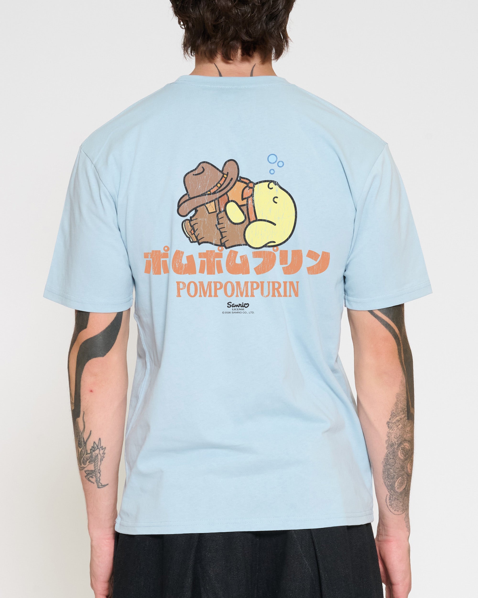 Pompompurin Yeehaw T-Shirt Official Hello Kitty and Friends collab Threadheads