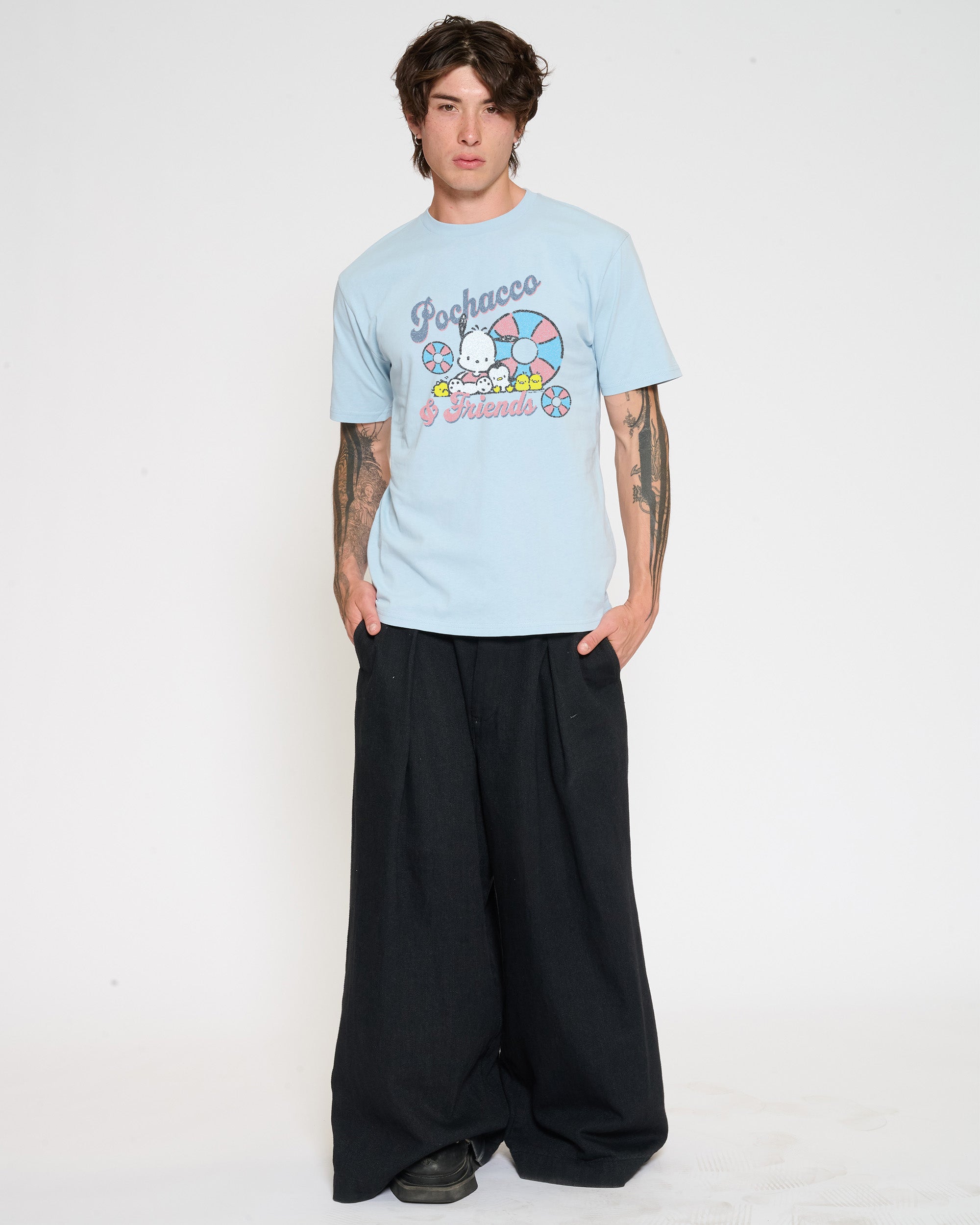 Pochacco Summer T-Shirt Official Hello Kitty and Friends collab Threadheads