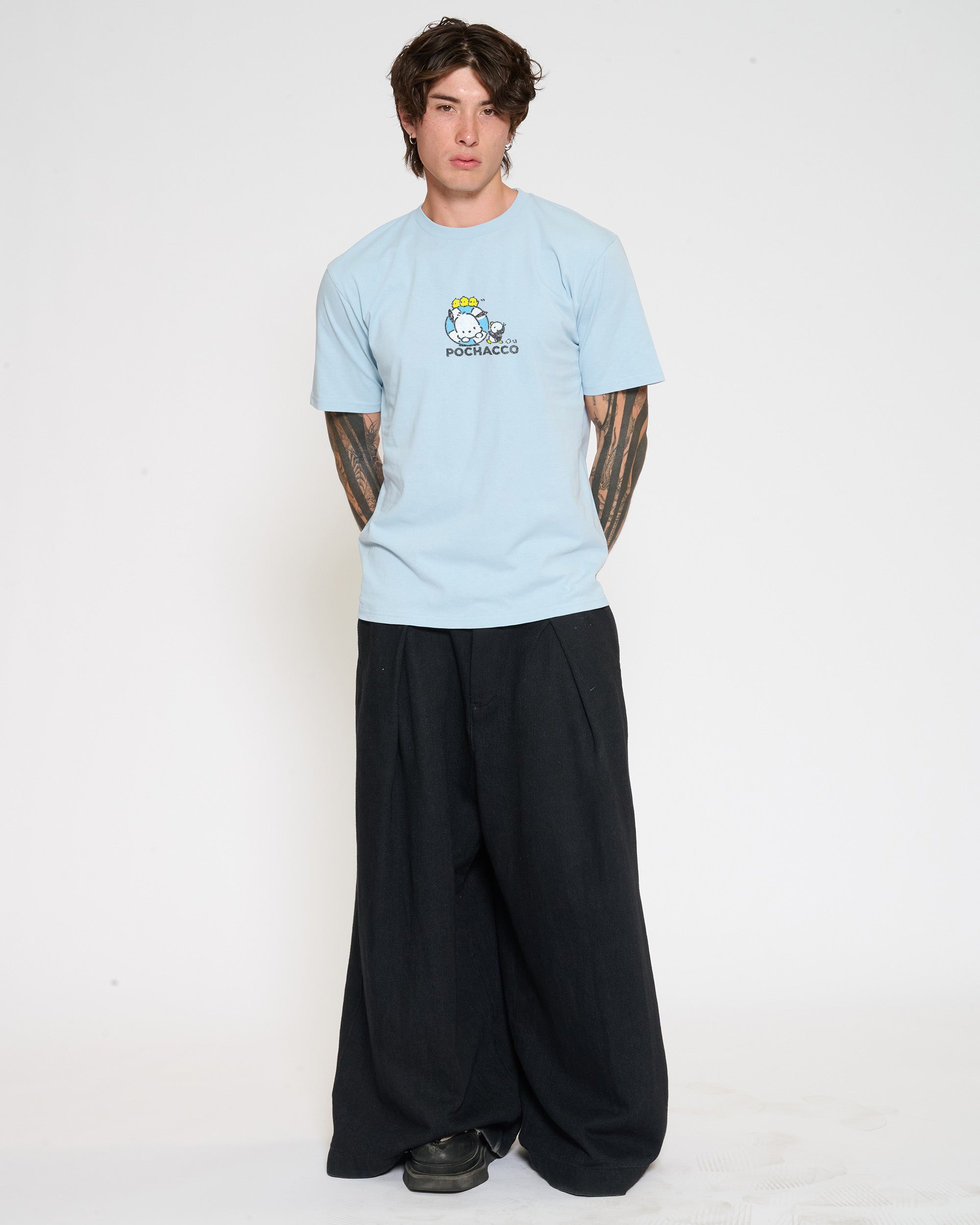 Pochacco Summer Stroll T-Shirt Official Hello Kitty and Friends collab Threadheads