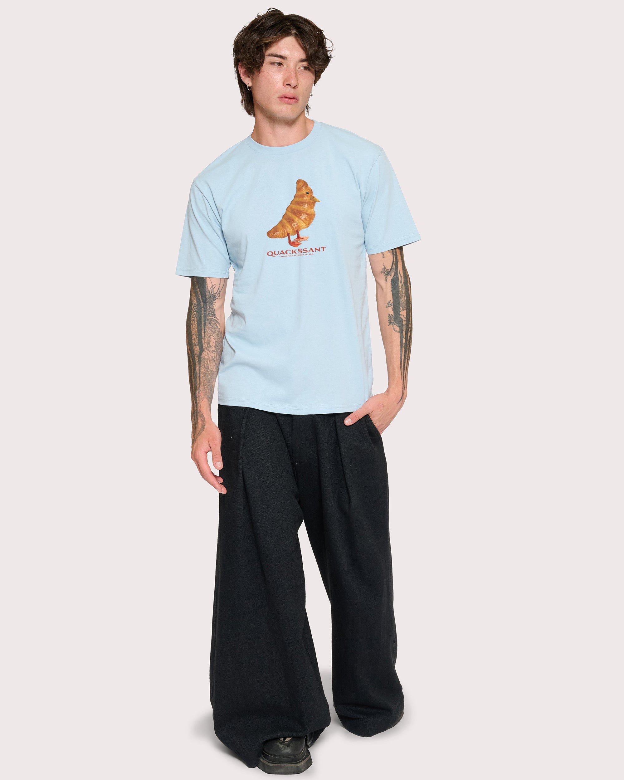 Quackssant Pale Blue T-Shirt