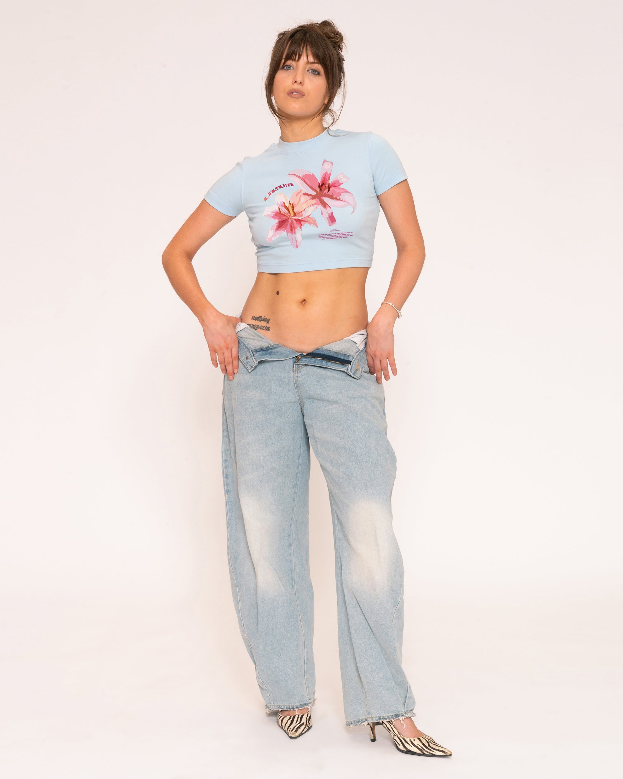 Lilium Blue Baby Tee