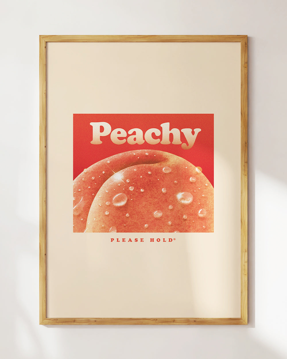 Peachy Art Print