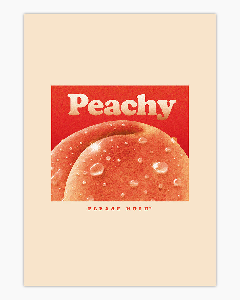 Peachy Art Print