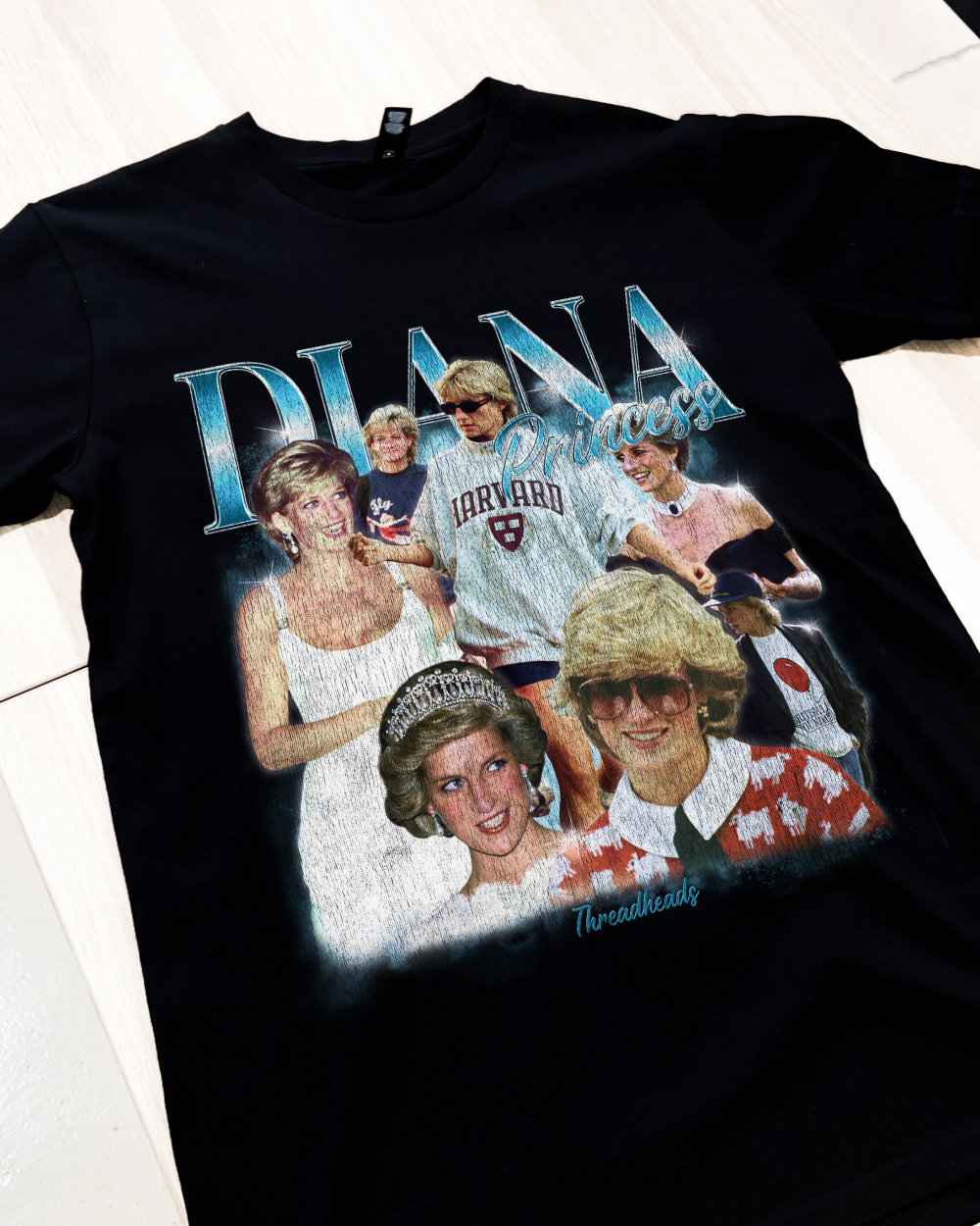 Princess Diana T-Shirt Australia Online #colour_black