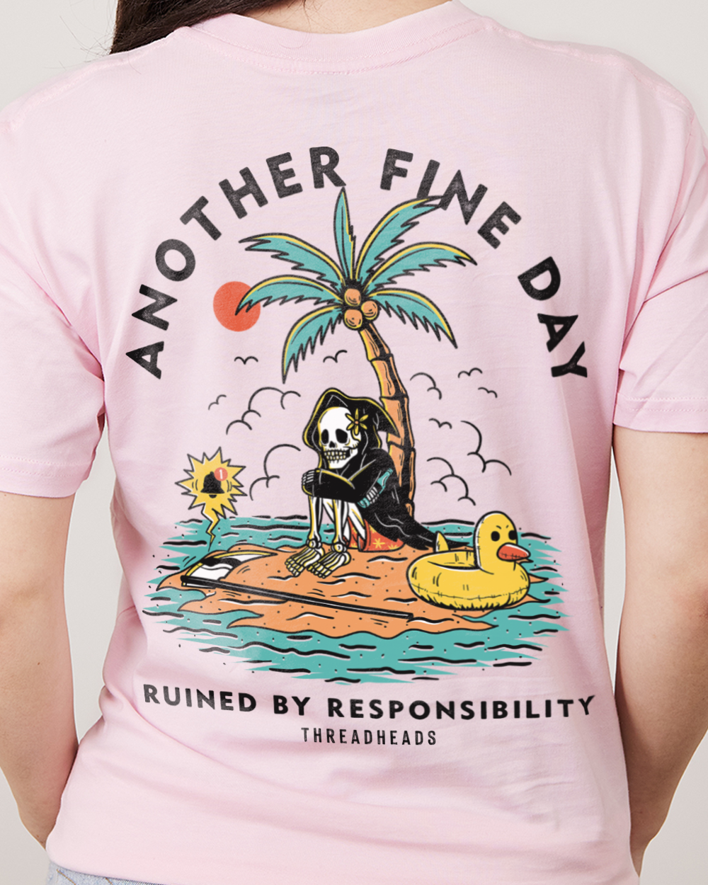 Another Fine Day T-Shirt Australia Online Pink