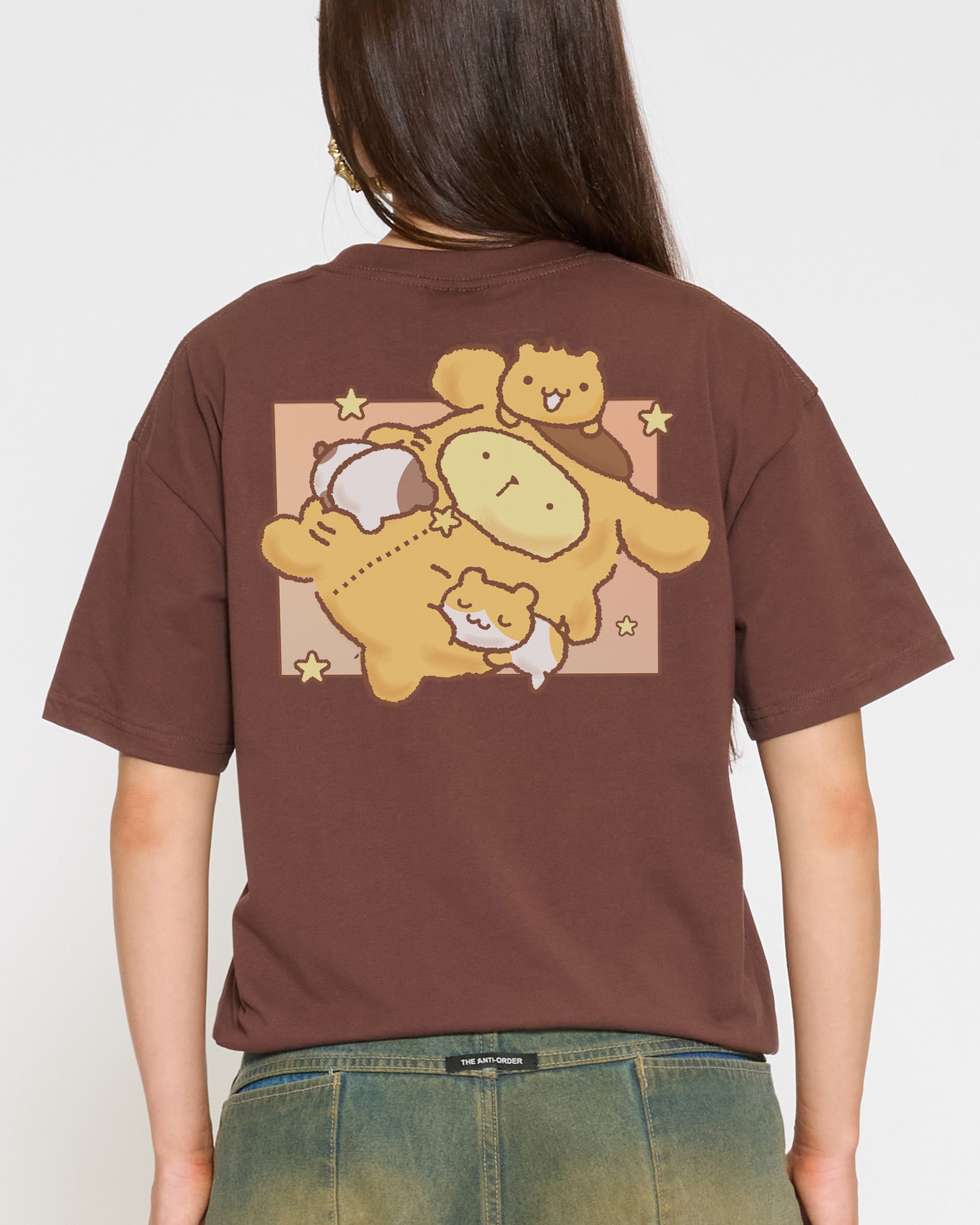 Pompompurin Nap T-Shirt Official Hello Kitty and Friends collab Threadheads