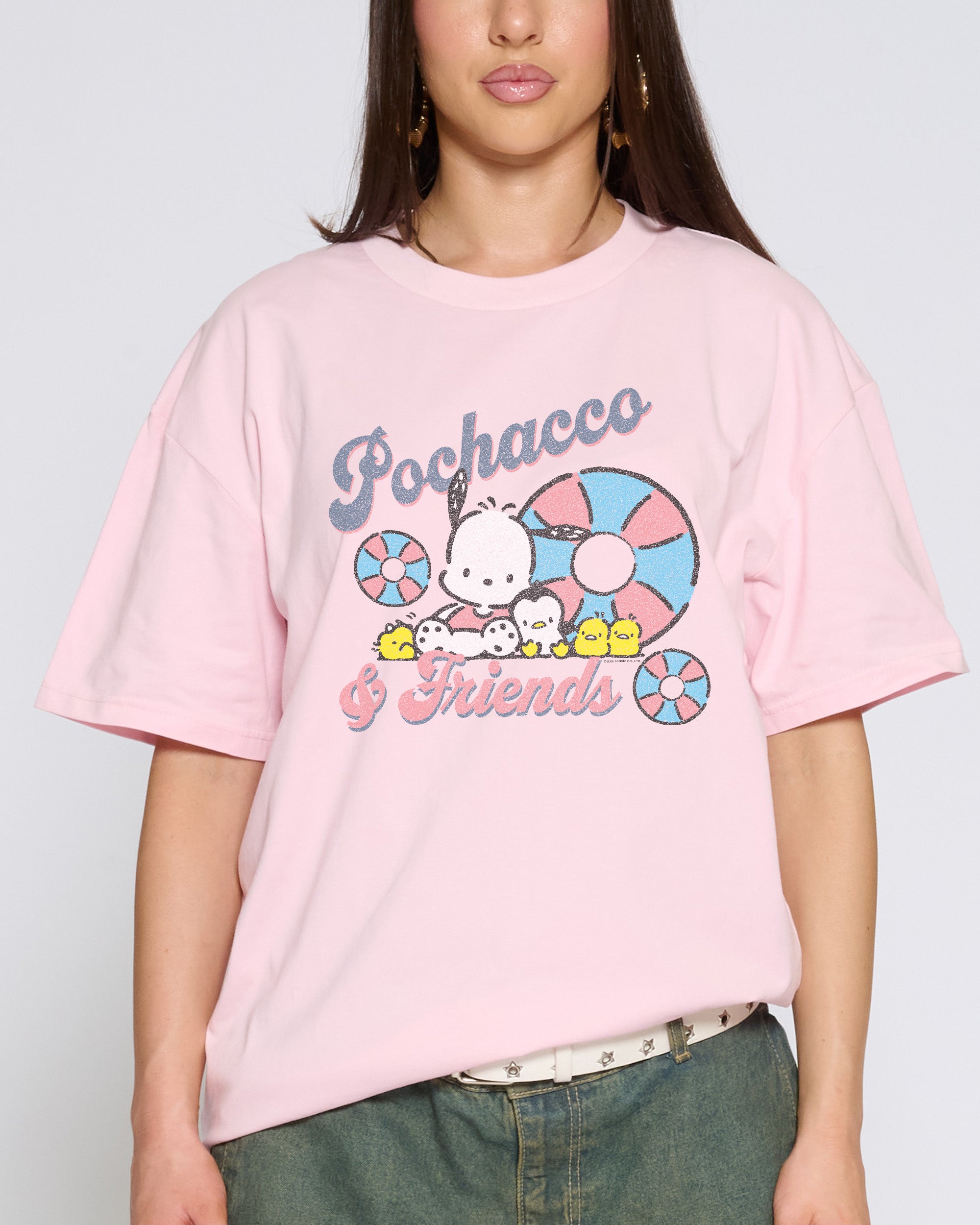Pochacco Summer T-Shirt Official Hello Kitty and Friends collab Threadheads