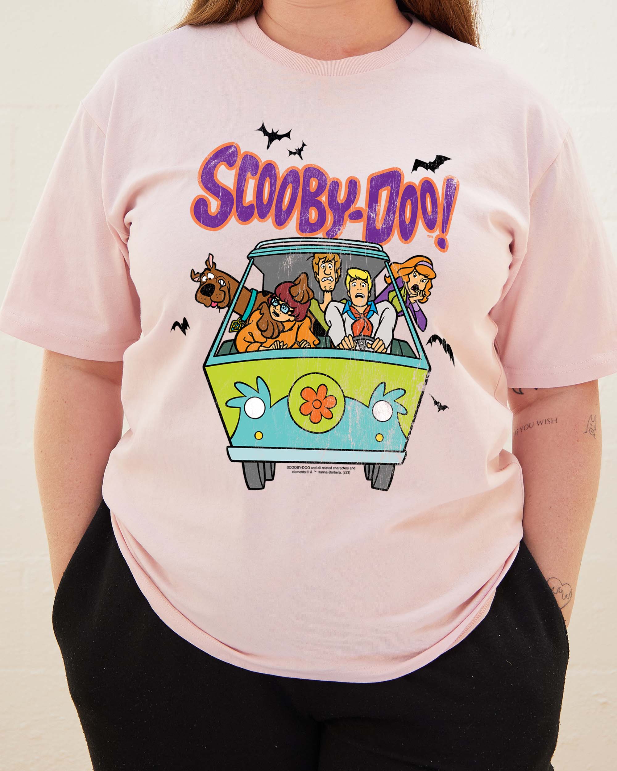 Scooby Doo Bats T-Shirt Australia Online Pink