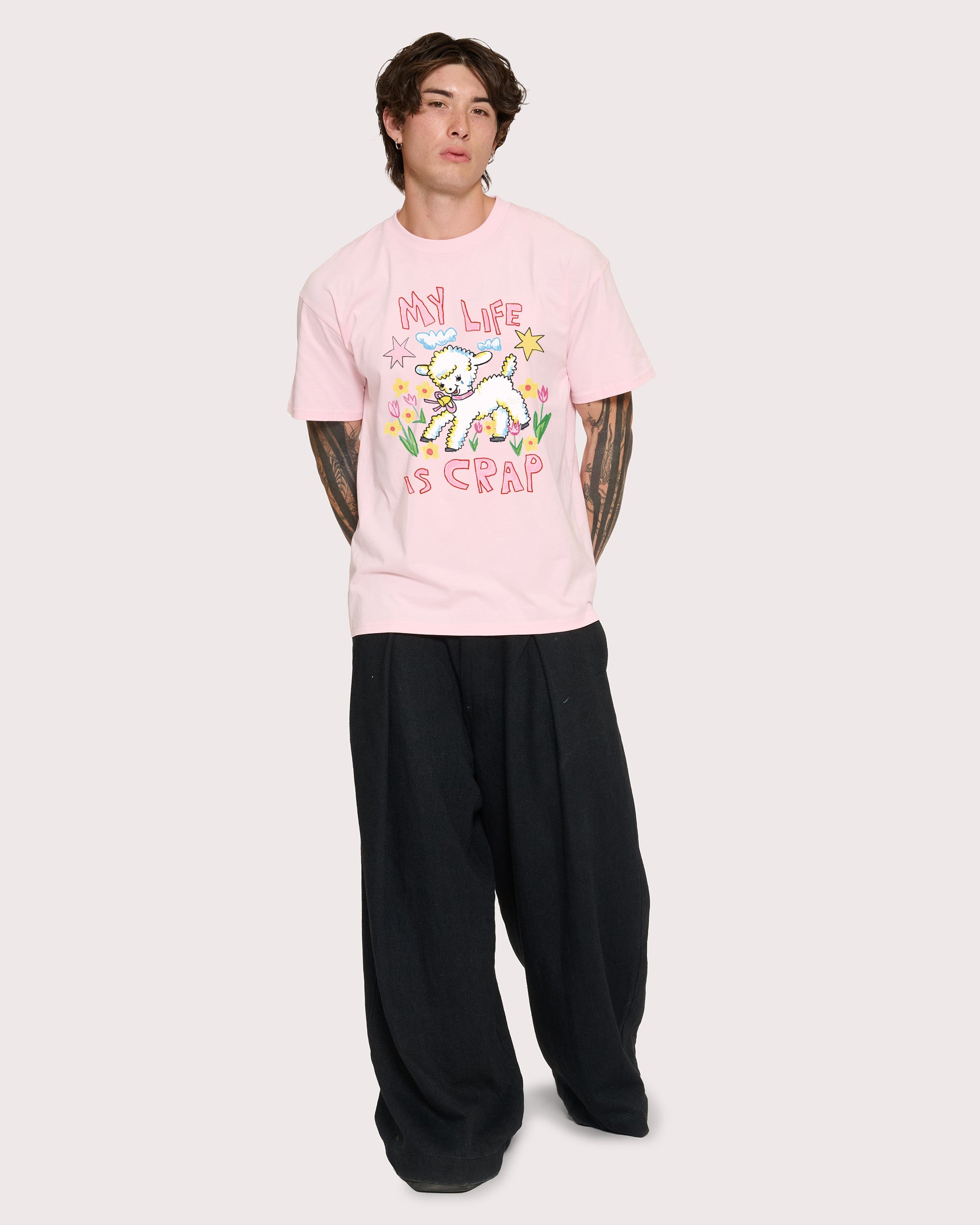 My Life is Crap Pink T-Shirt