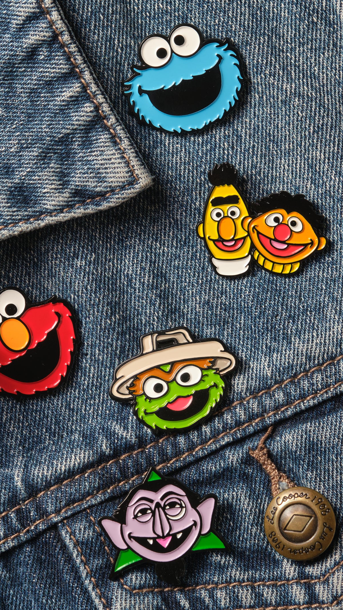Elmo Face Enamel Pin | Official Sesame Street Merch