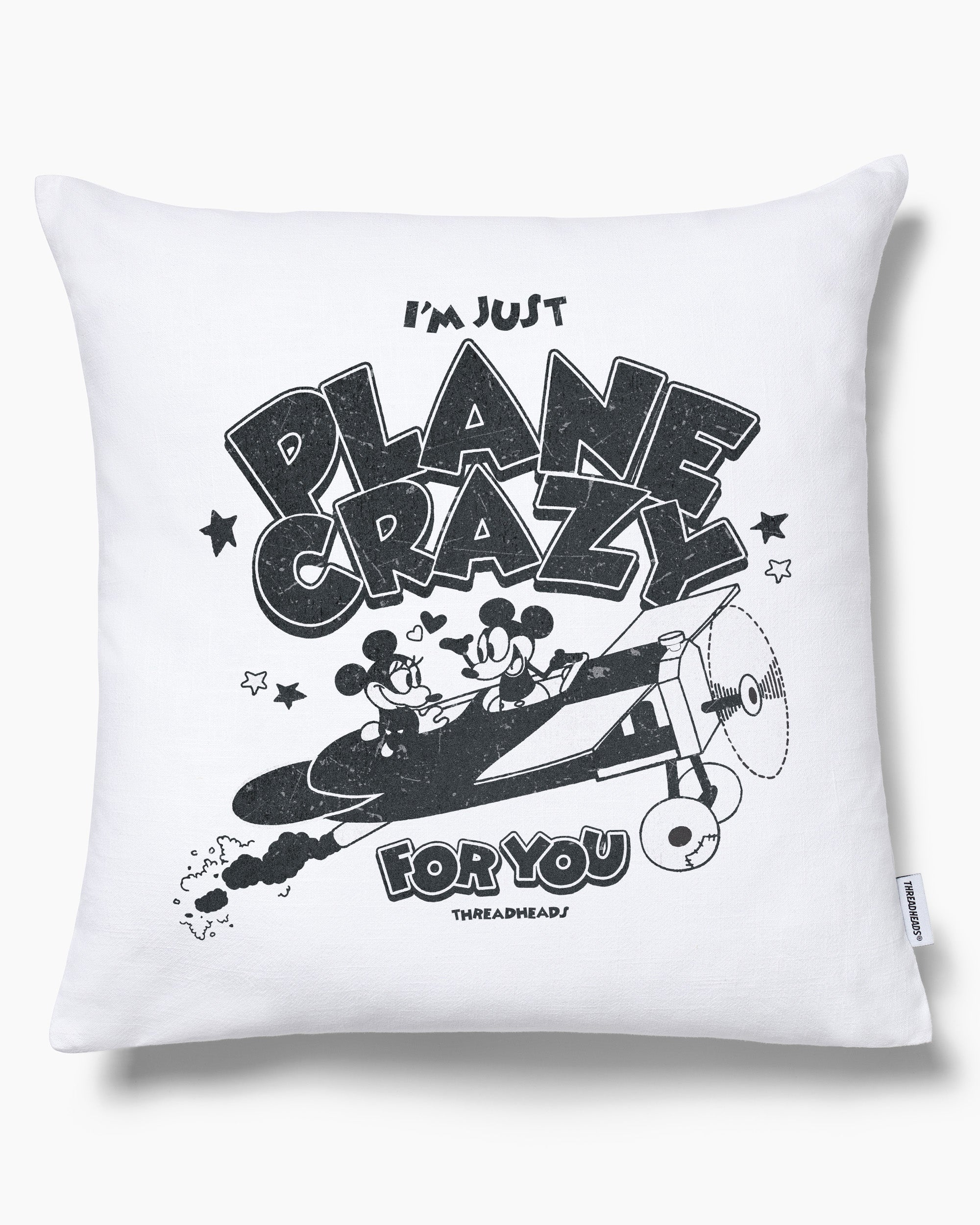Plane Crazy For You Cushion Australia Online White