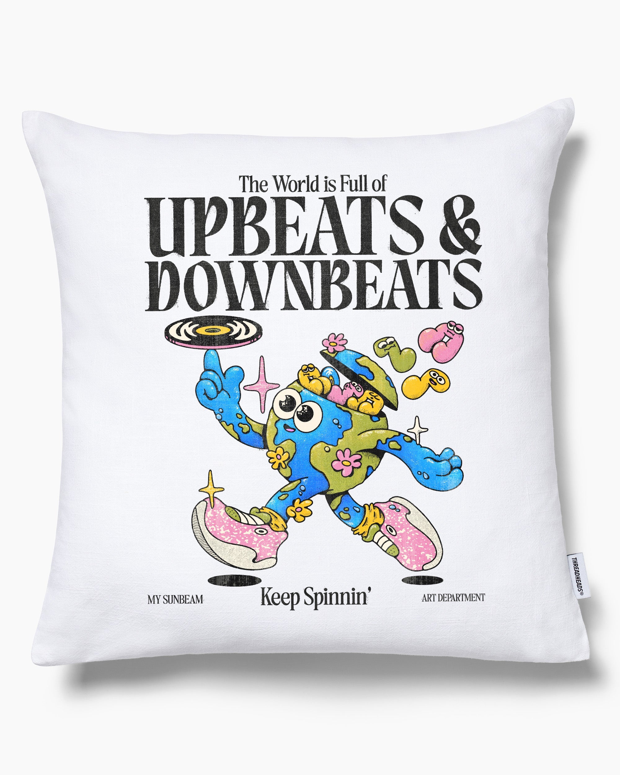 Upbeats & Downbeats Cushion Australia Online White
