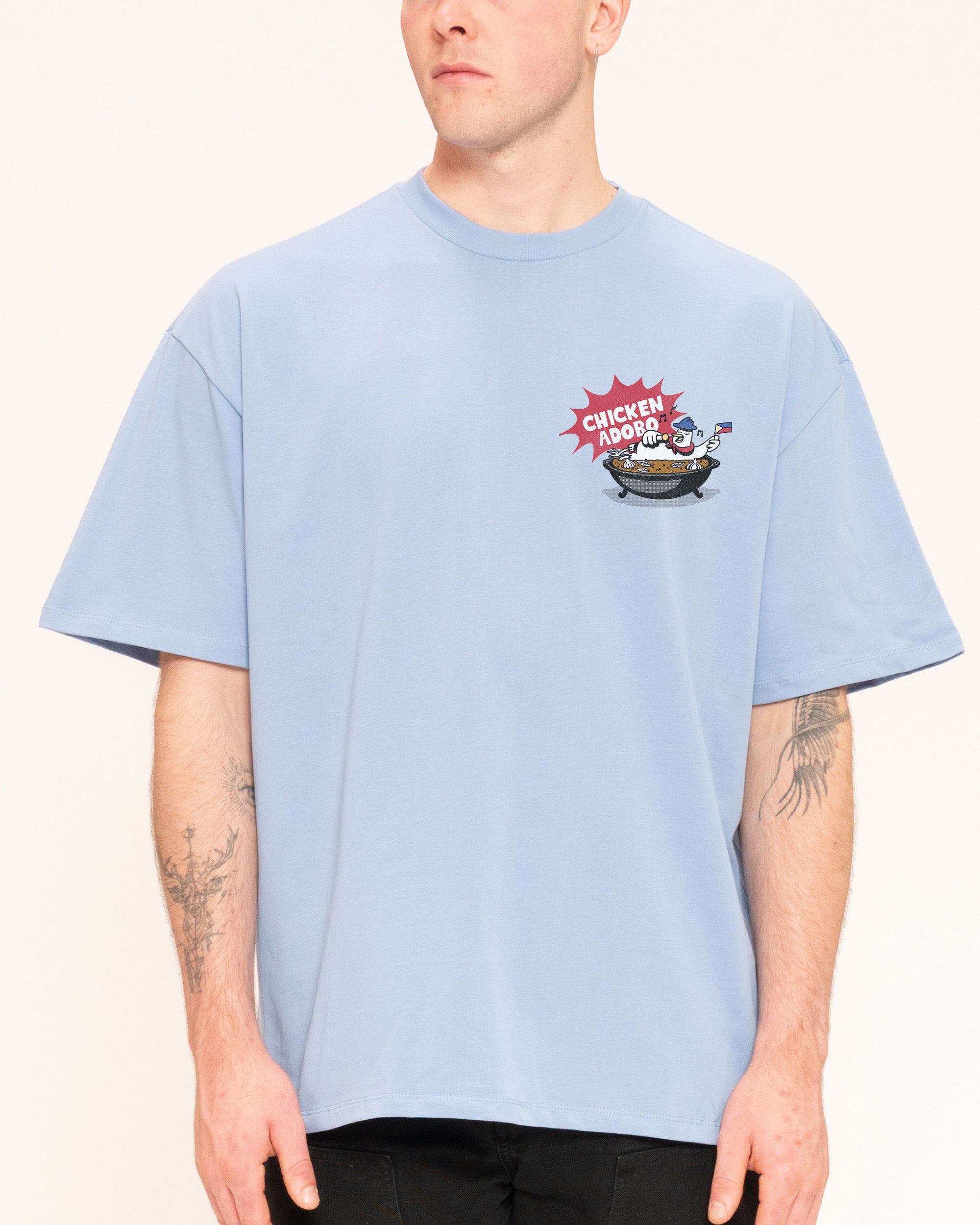 Adobo Blue Oversized Tee