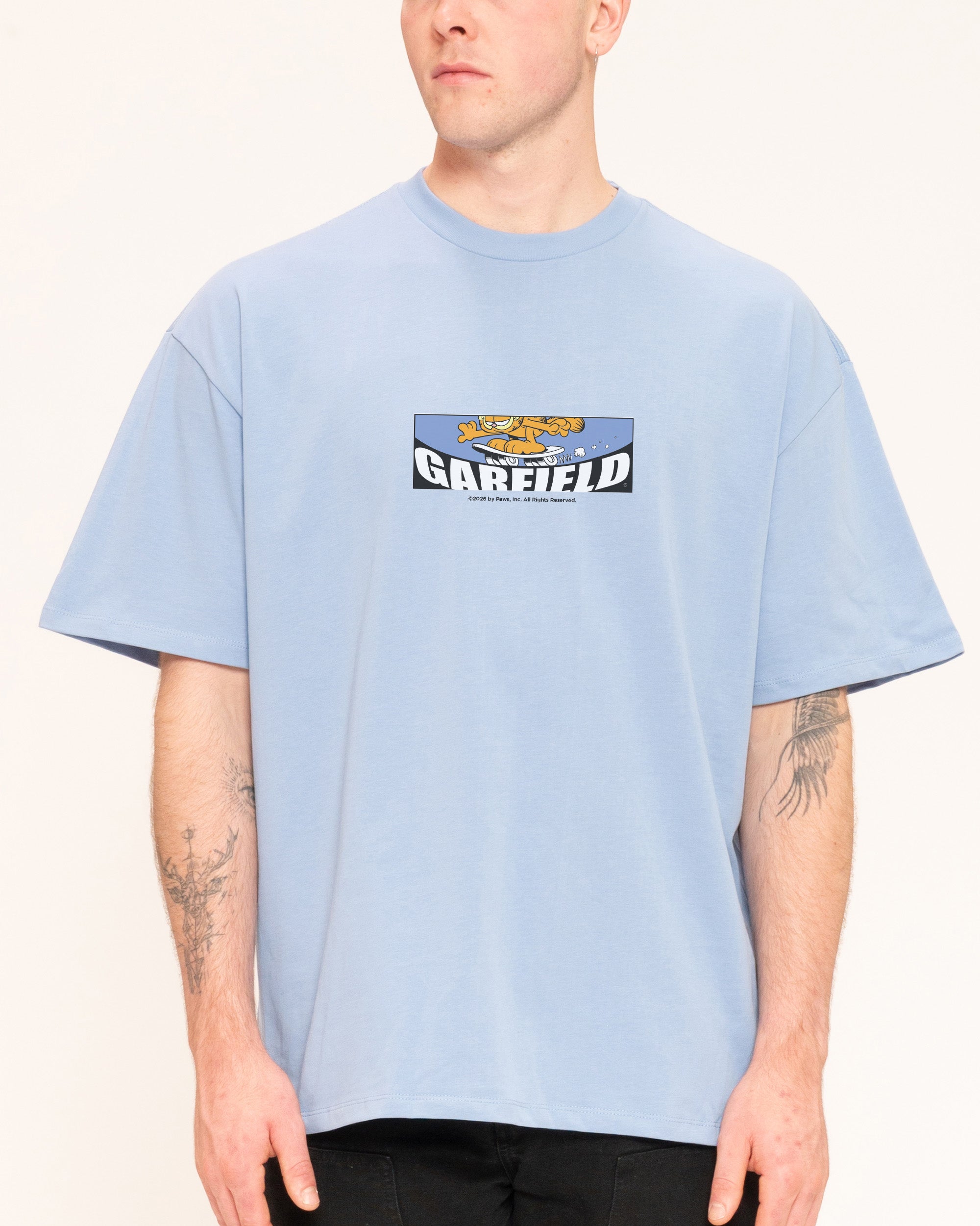 Skate Blue Oversized Tee