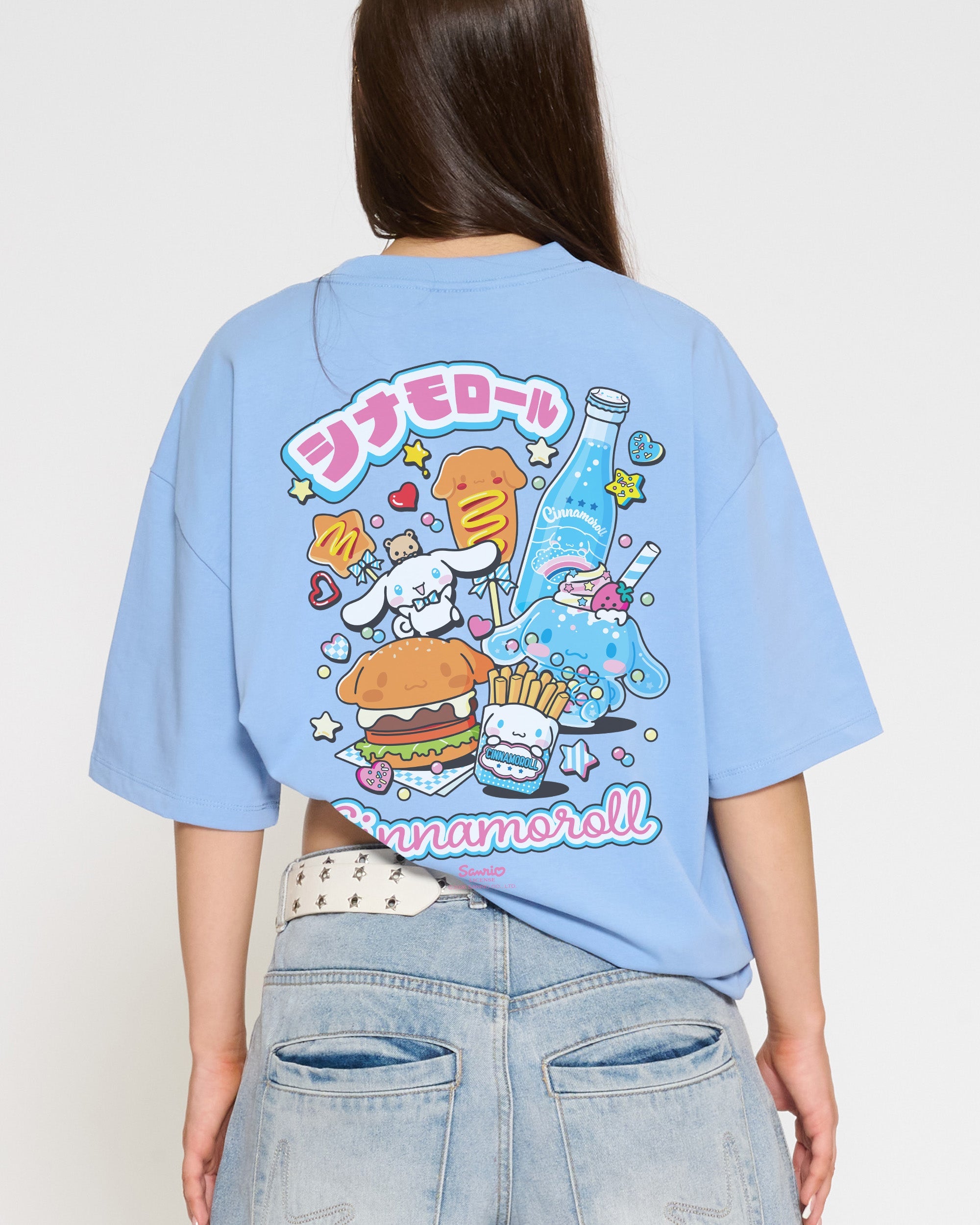Cinnamoroll Kawaii Oversized Tee Official Hello Kitty and Friends collab Threadheads