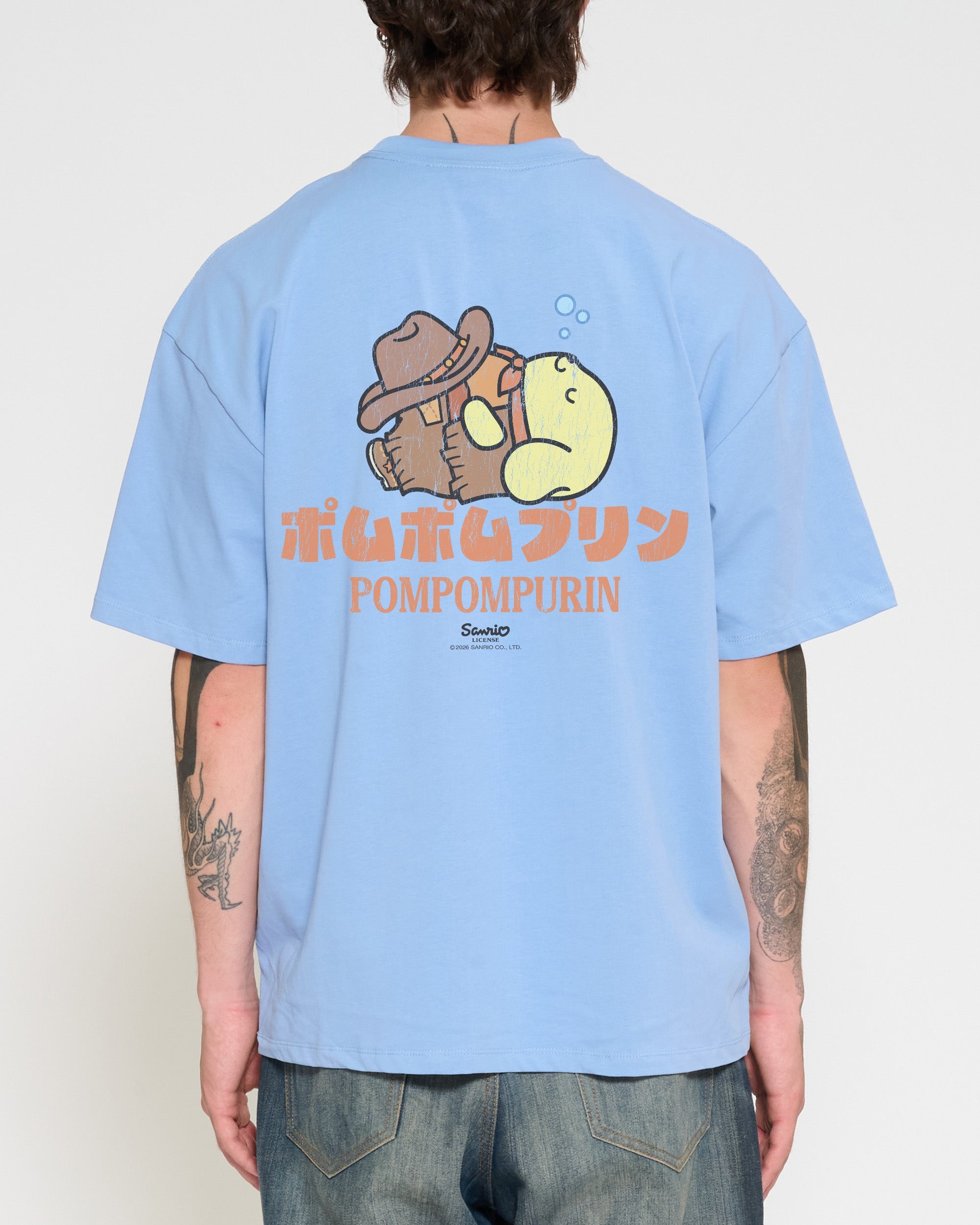 Pompompurin Yeehaw Oversized Tee | Sanrio | Threadheads Europe