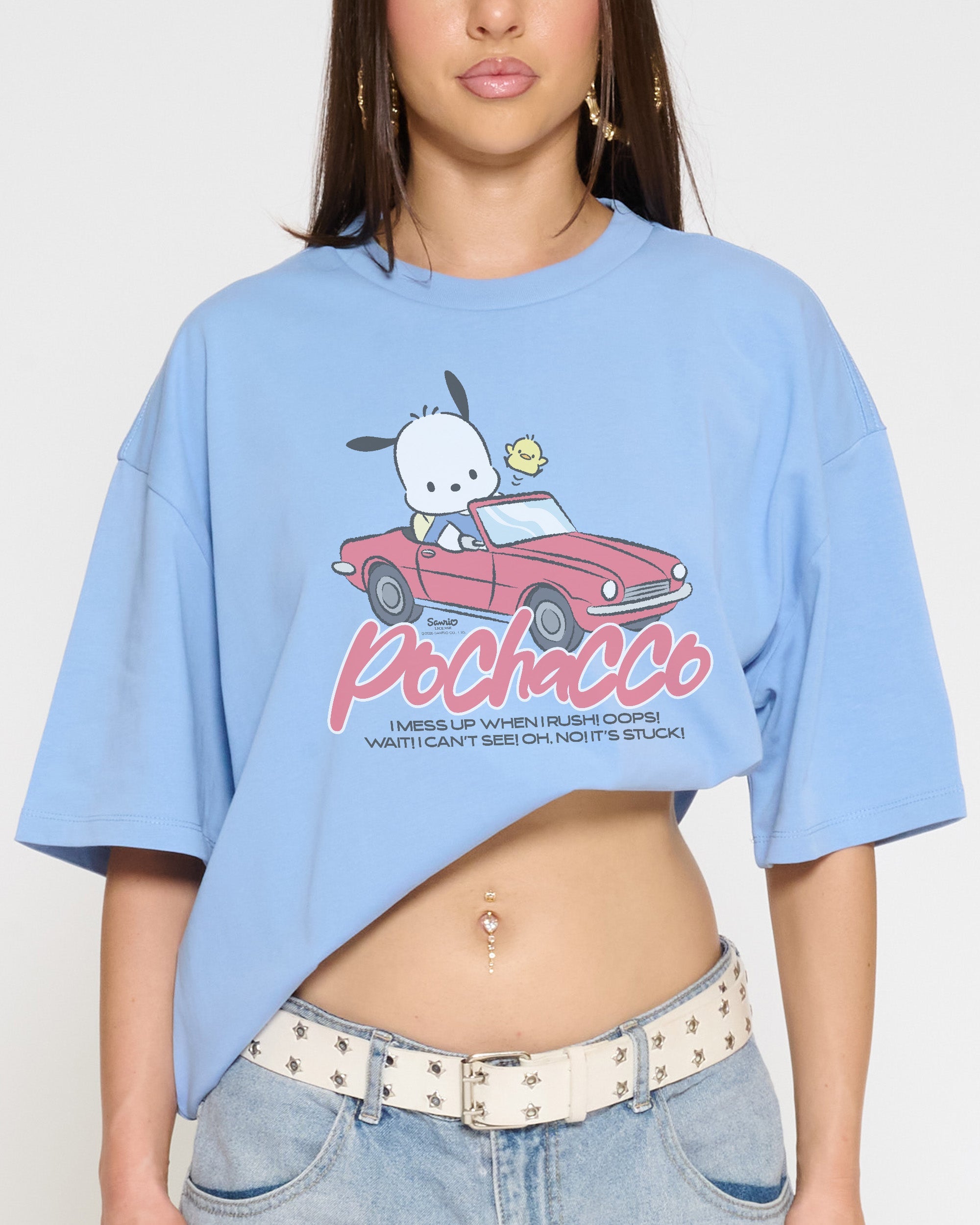 Pochacco Peak Hour Oversized Tee | Sanrio | Threadheads Europe