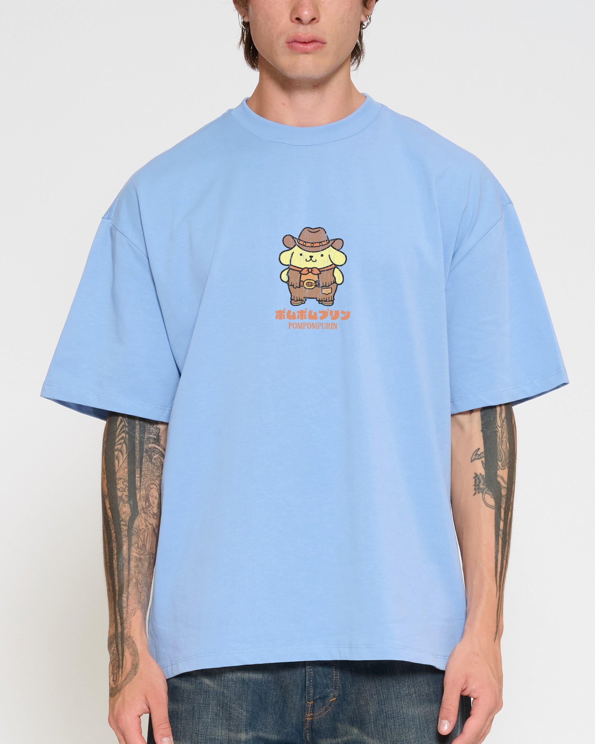 Pompom さん Pompompurin Yeehaw Oversized Tee | Sanrio | Threadheads Europe