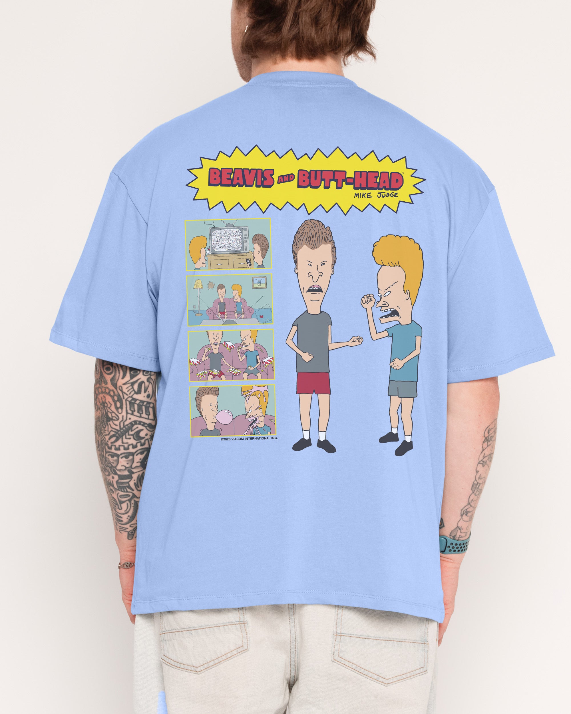 The Call Powder Blue Oversized Tee