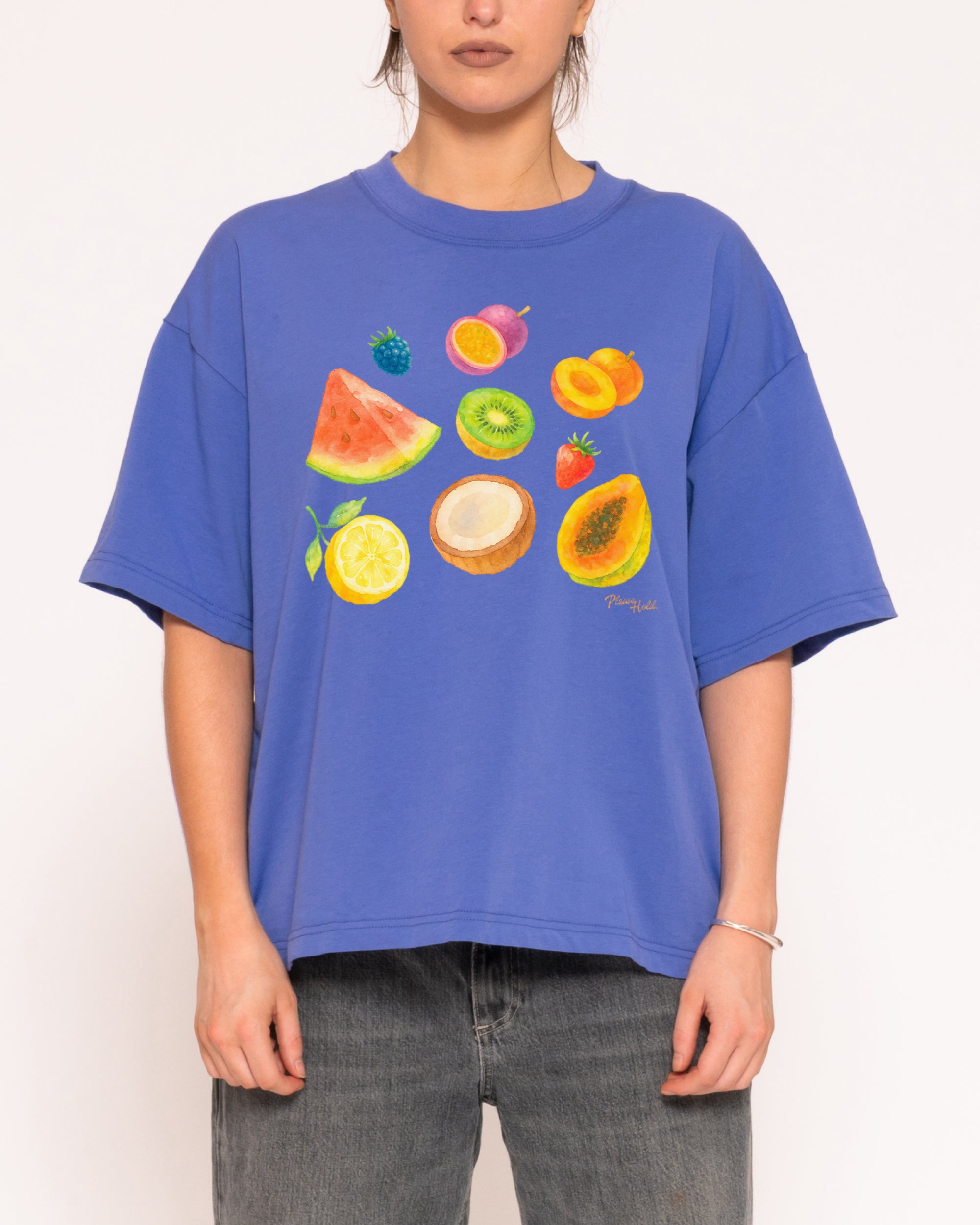 Fruit Platter Boxy Crop Tee