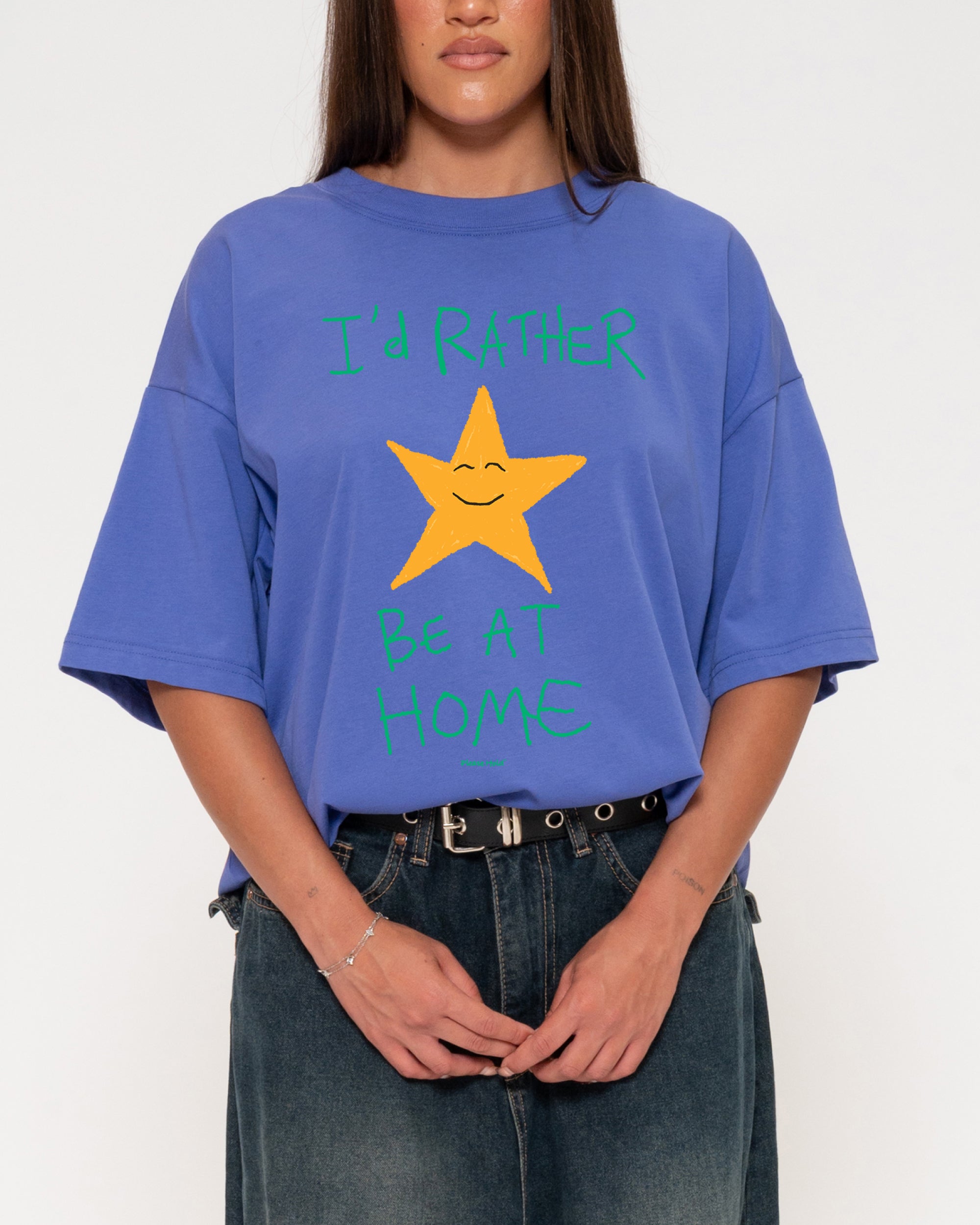 I'd Rather Be At Home Boxy Tee