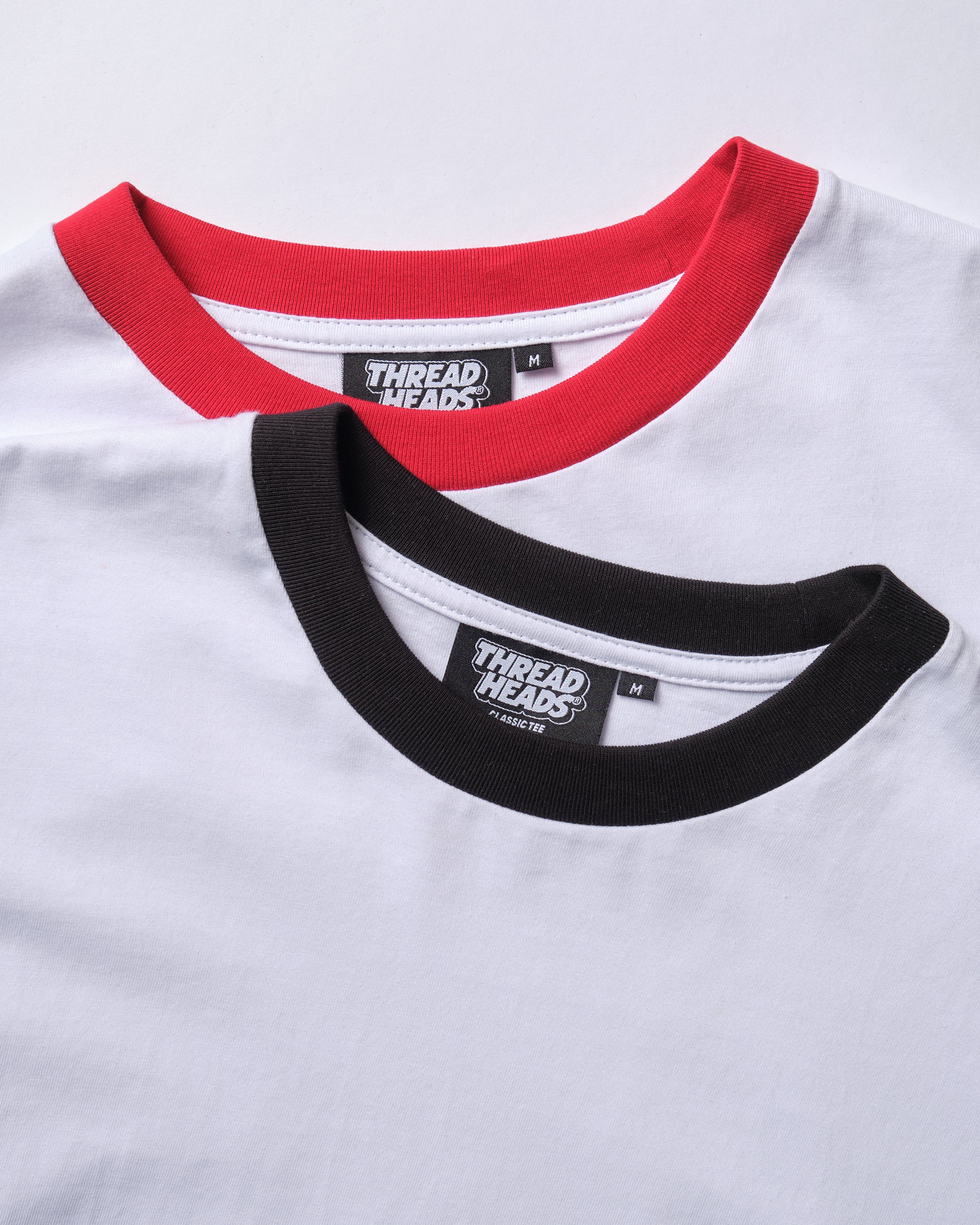 Classic Tee 2-Pack: Black and Red Ringer