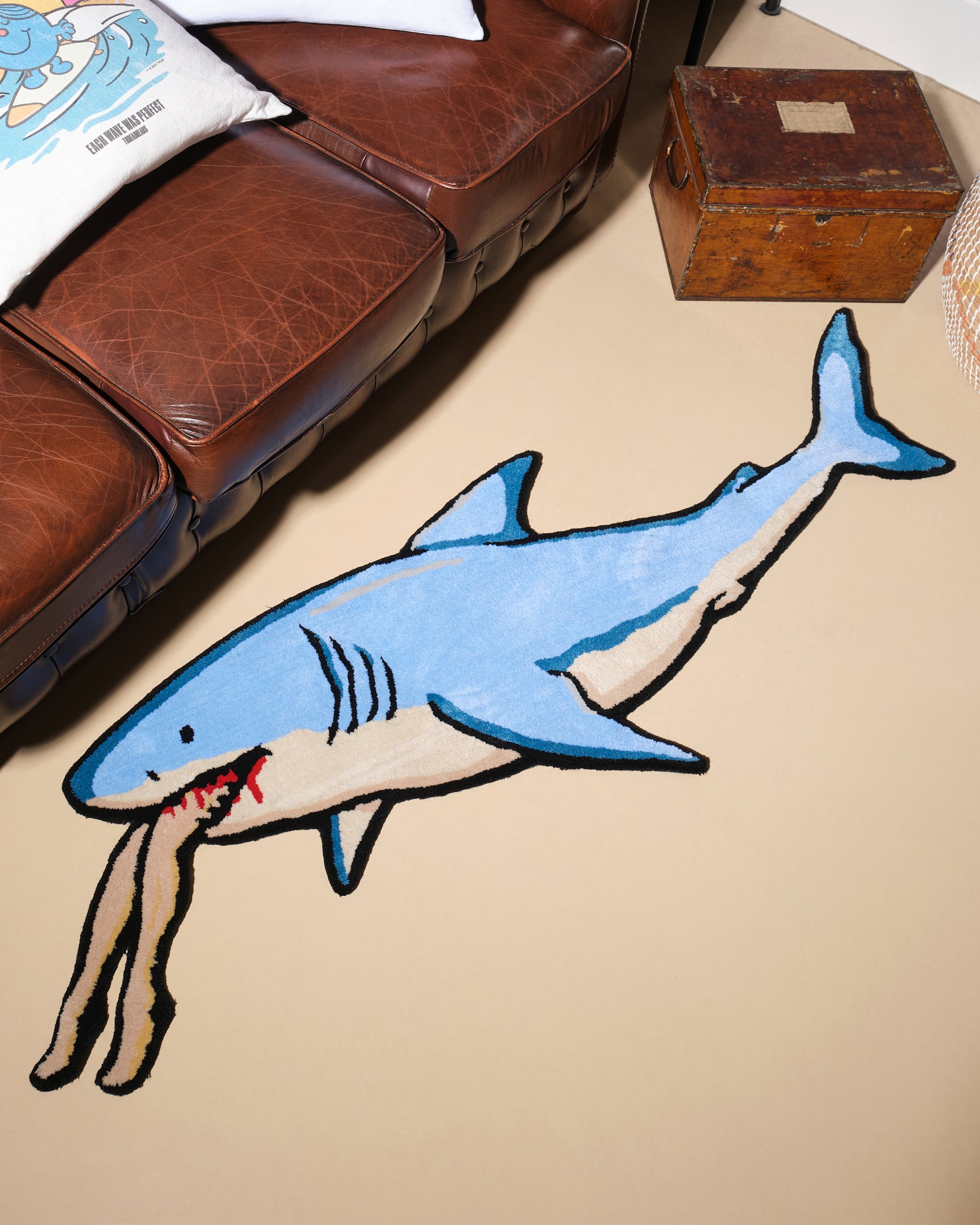 Shark Attack Rug