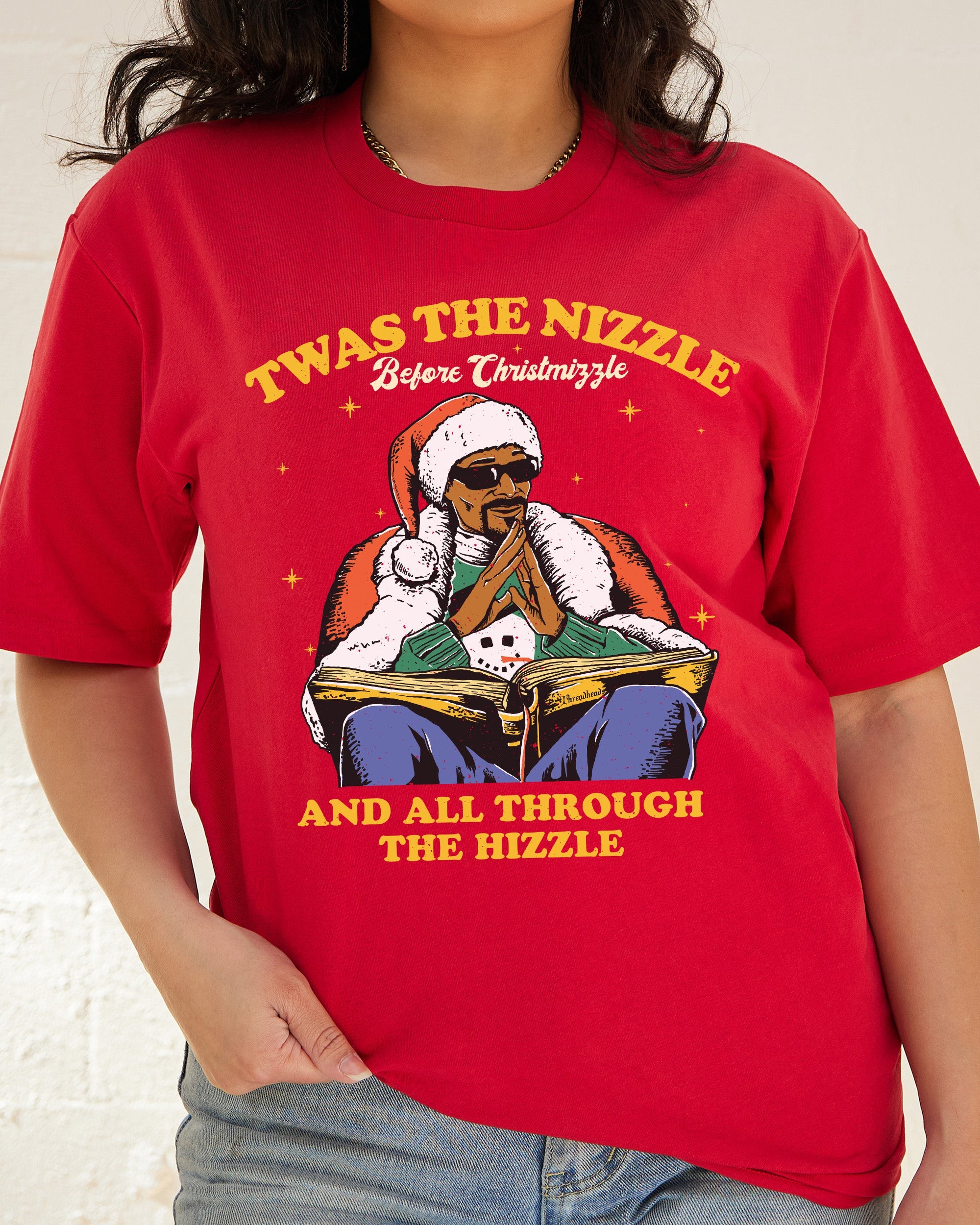 Christmizzle Dogg T-Shirt Australia Online Red