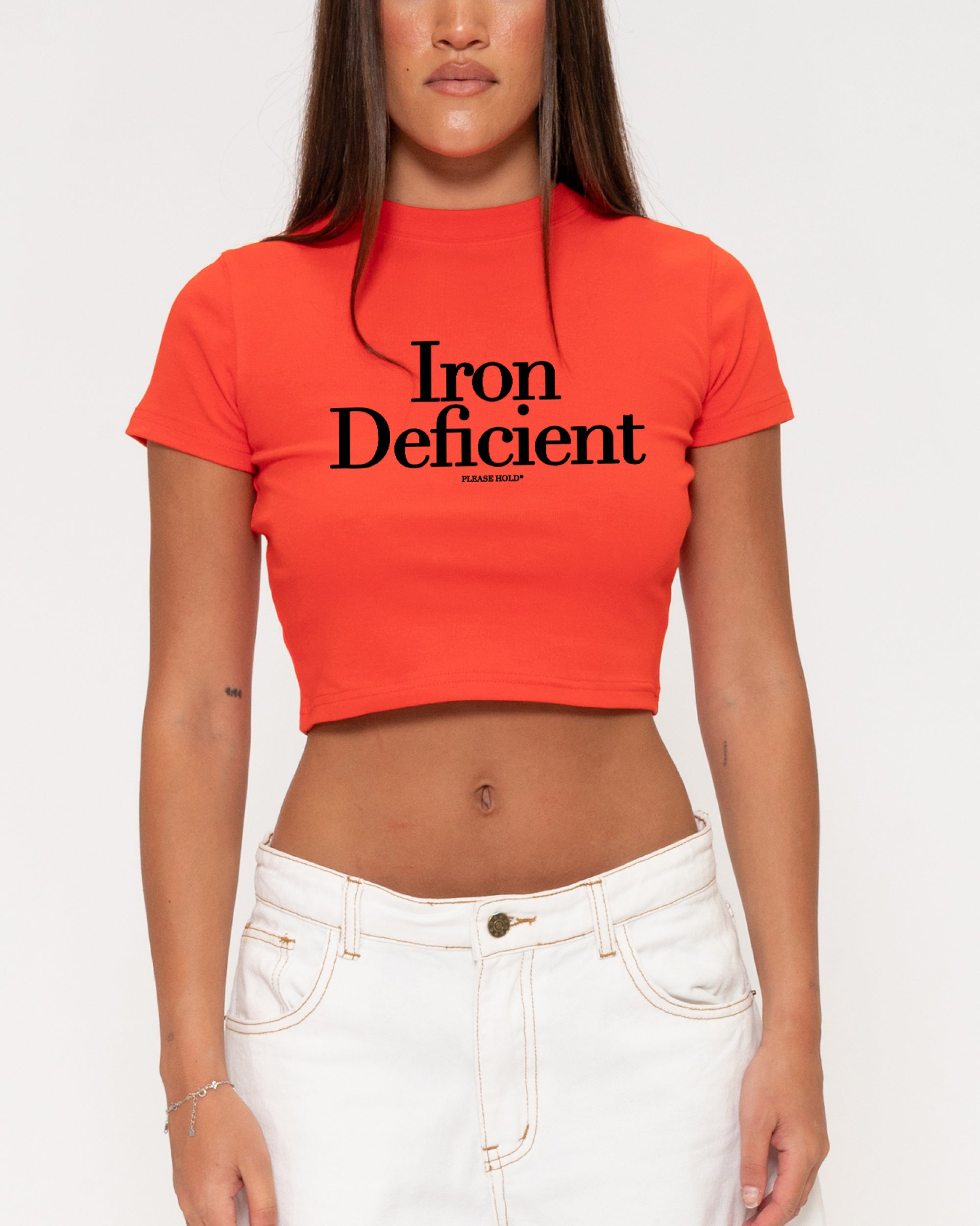 Iron Deficient Red Baby Tee