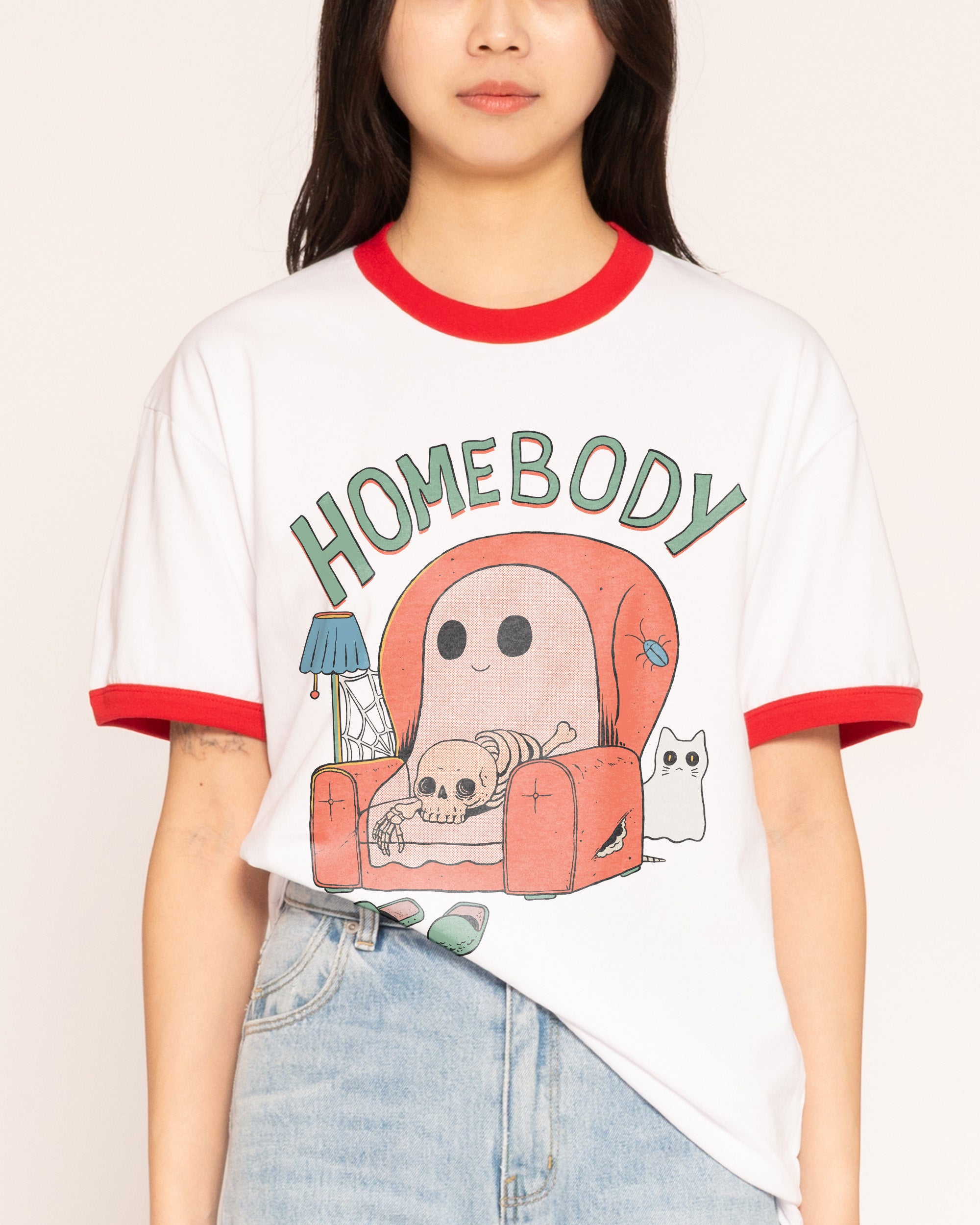 Homebody Red Ringer T-Shirt