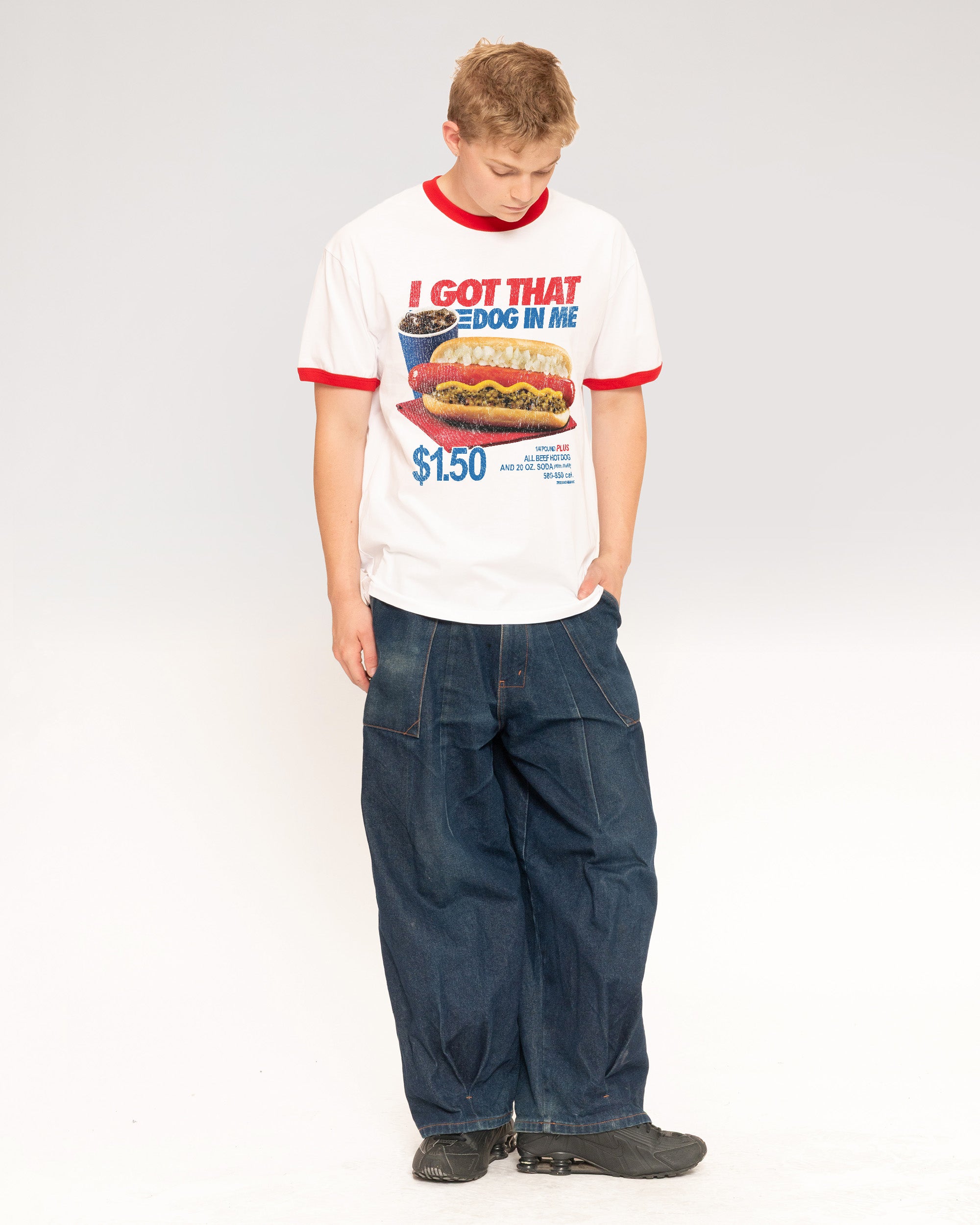 I Got That Dog In Me Red Ringer T-Shirt
