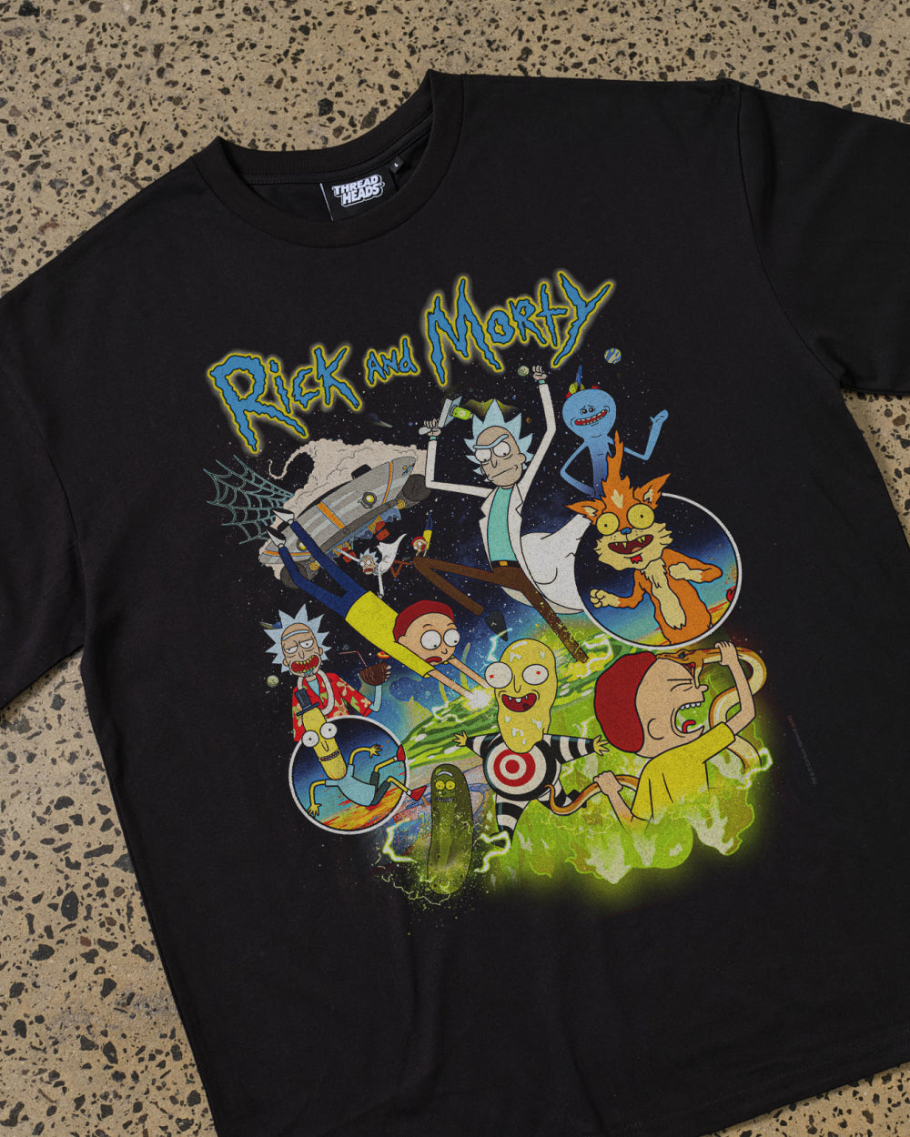 Rick and Morty Bootleg T-Shirt Australia Online Black