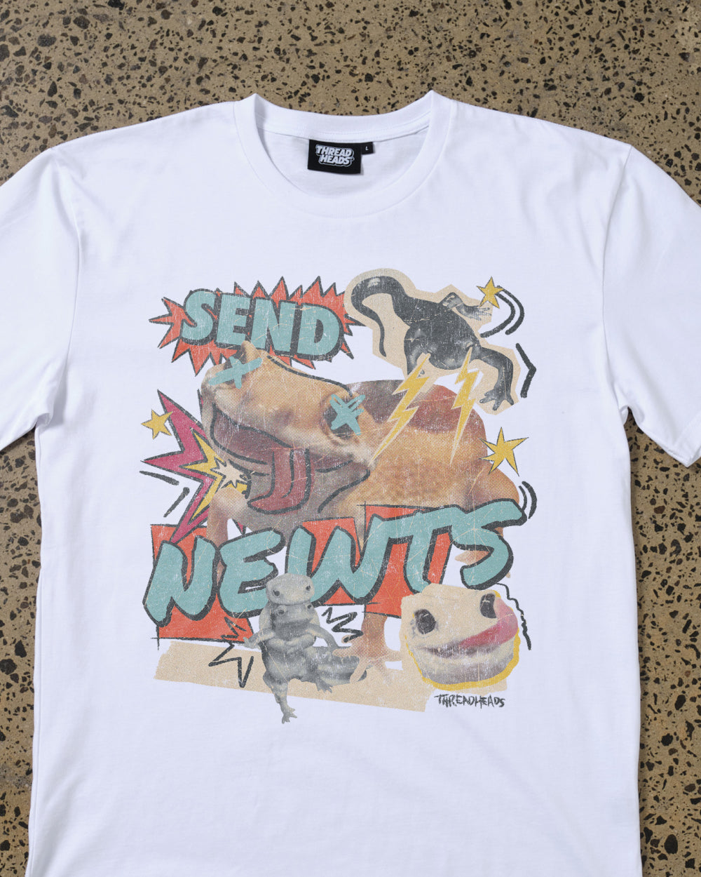 Send Newts T-Shirt Australia Online White