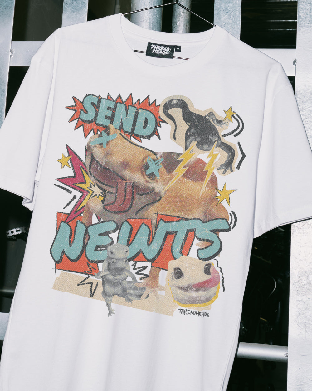 Send Newts T-Shirt Australia Online White