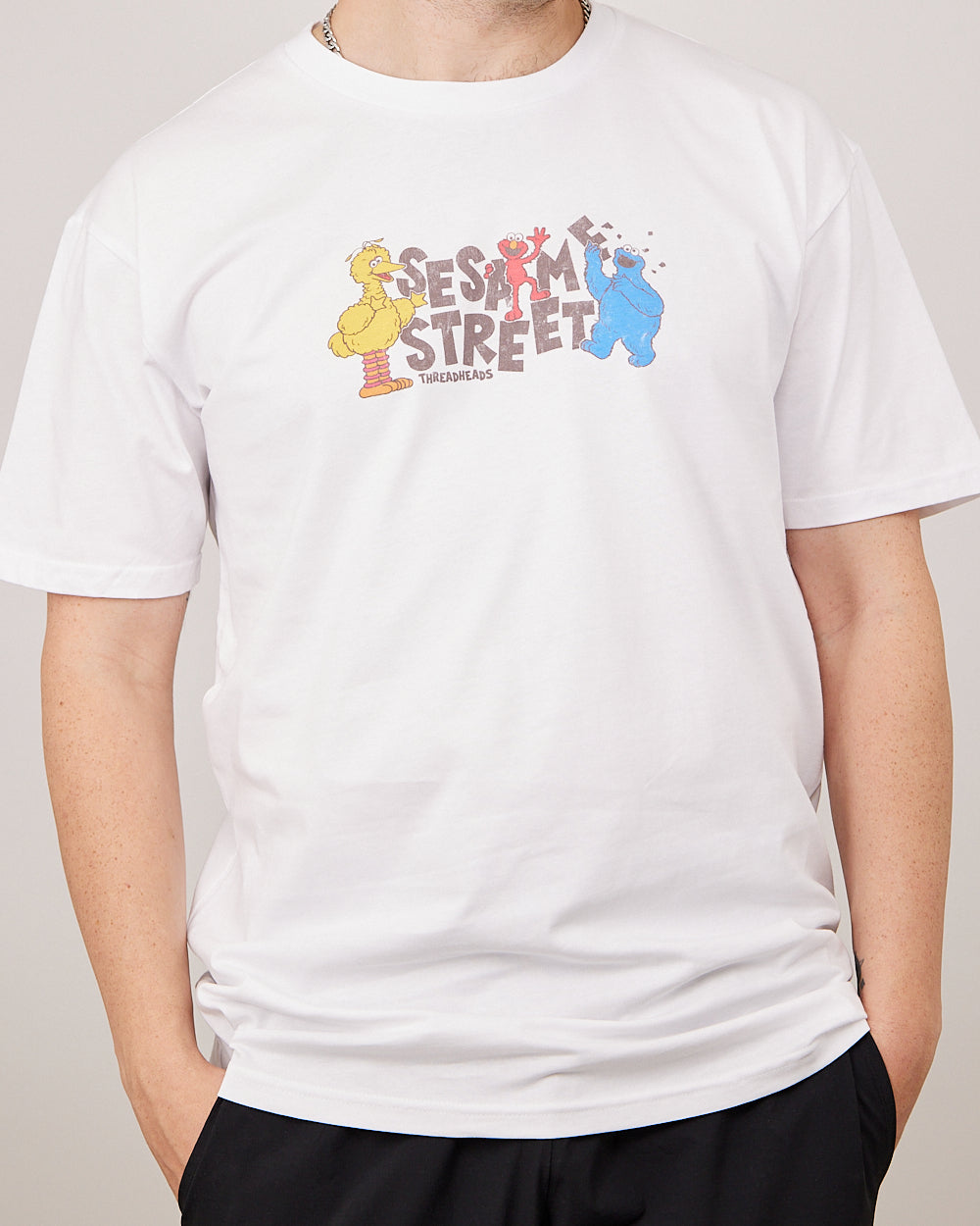 Sesame Street Hoops T-Shirt Australia Online #colour_white