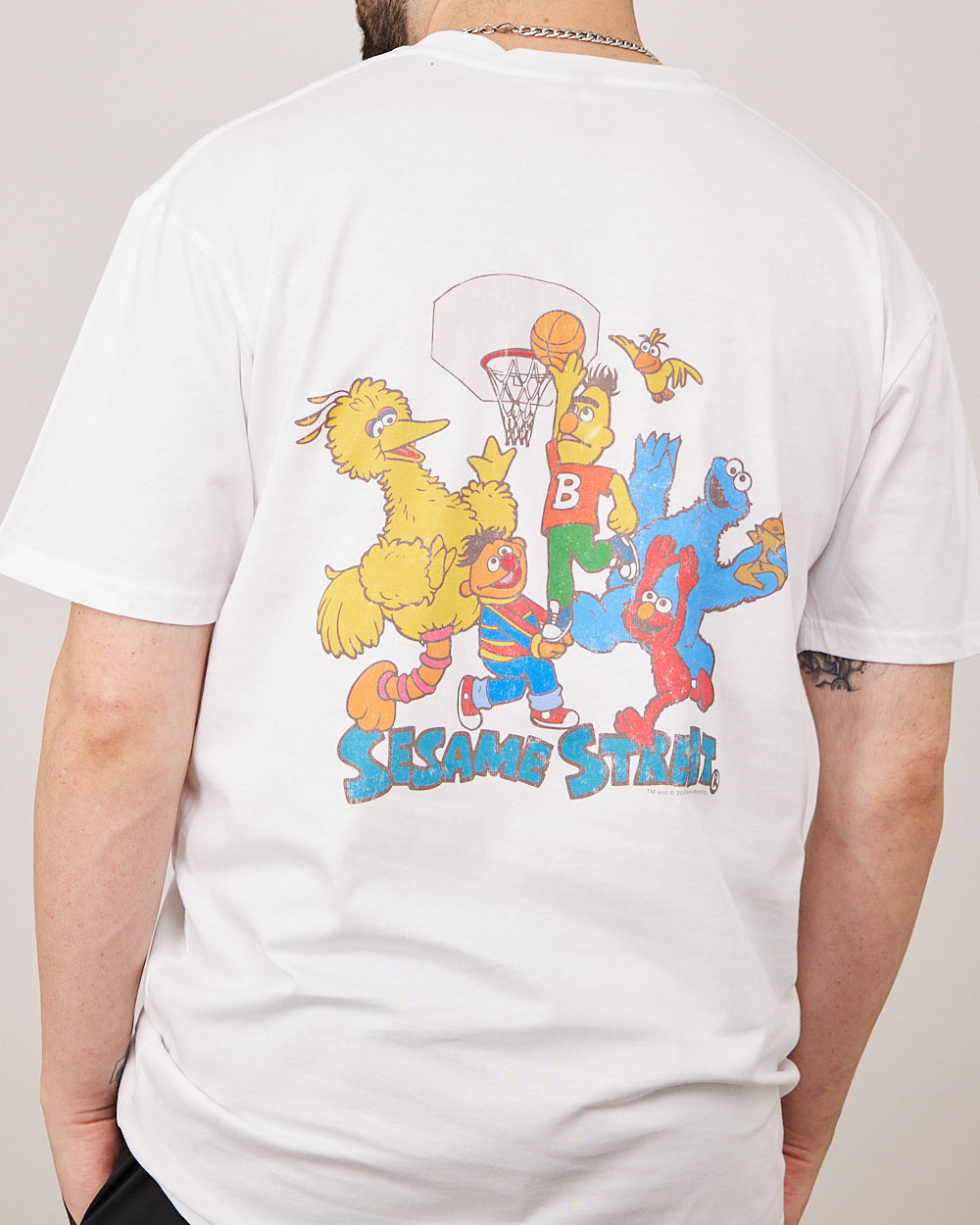 Sesame Street Hoops T-Shirt Australia Online #colour_white