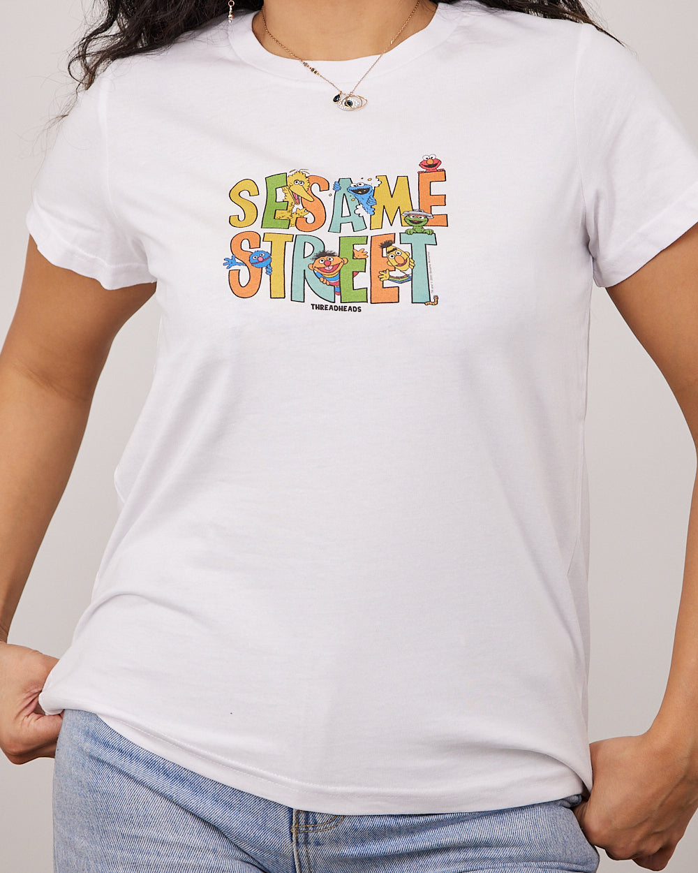 Sesame Street Friends T-Shirt Australia Online #colour_white