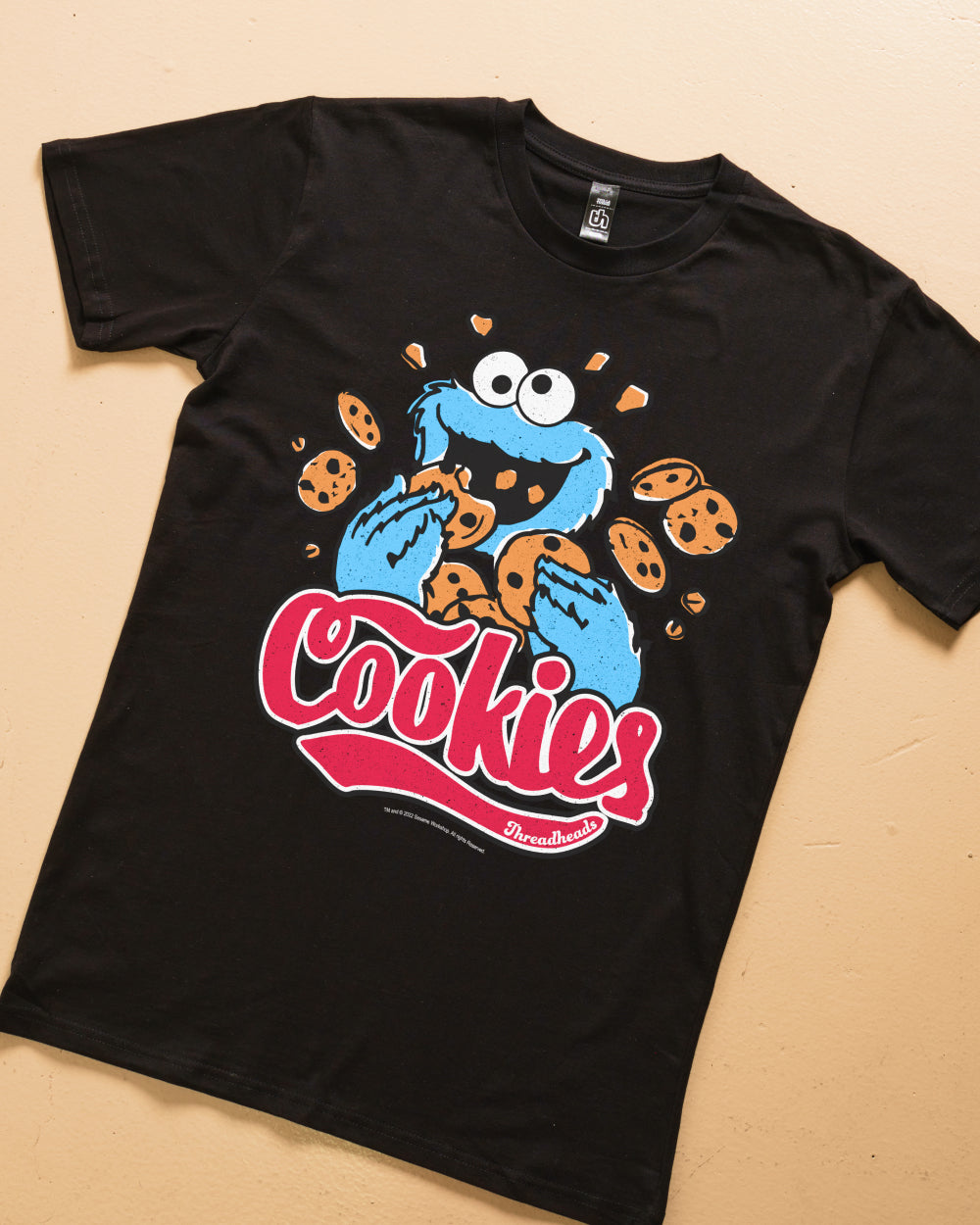 Cookie Monster Cookies T-Shirt Australia Online #colour_black