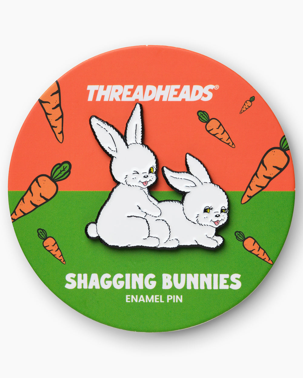 Shagging Bunnies Enamel Pin | Threadheads Exclusive