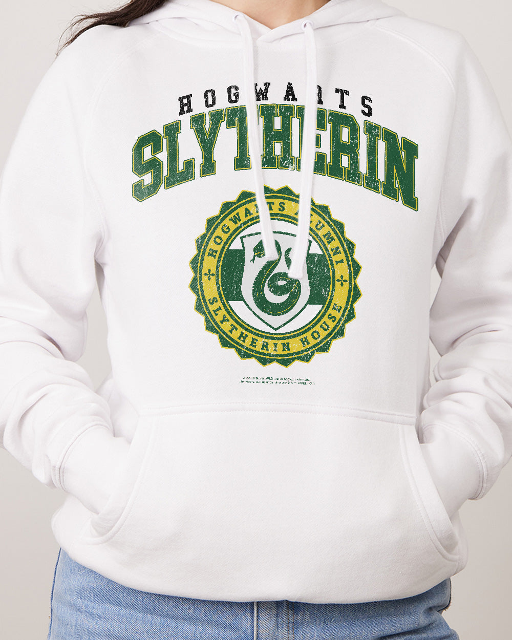 Slytherin College Hoodie Australia Online #colour_white